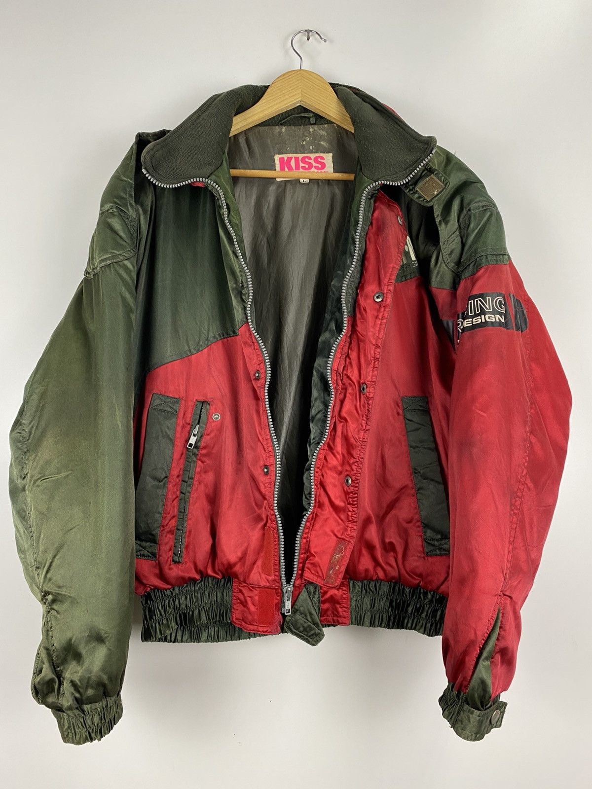 KISS Vintage Kiss Racing Team Jacket Size US L / EU 52-54 / 3 - 15 Thumbnail
