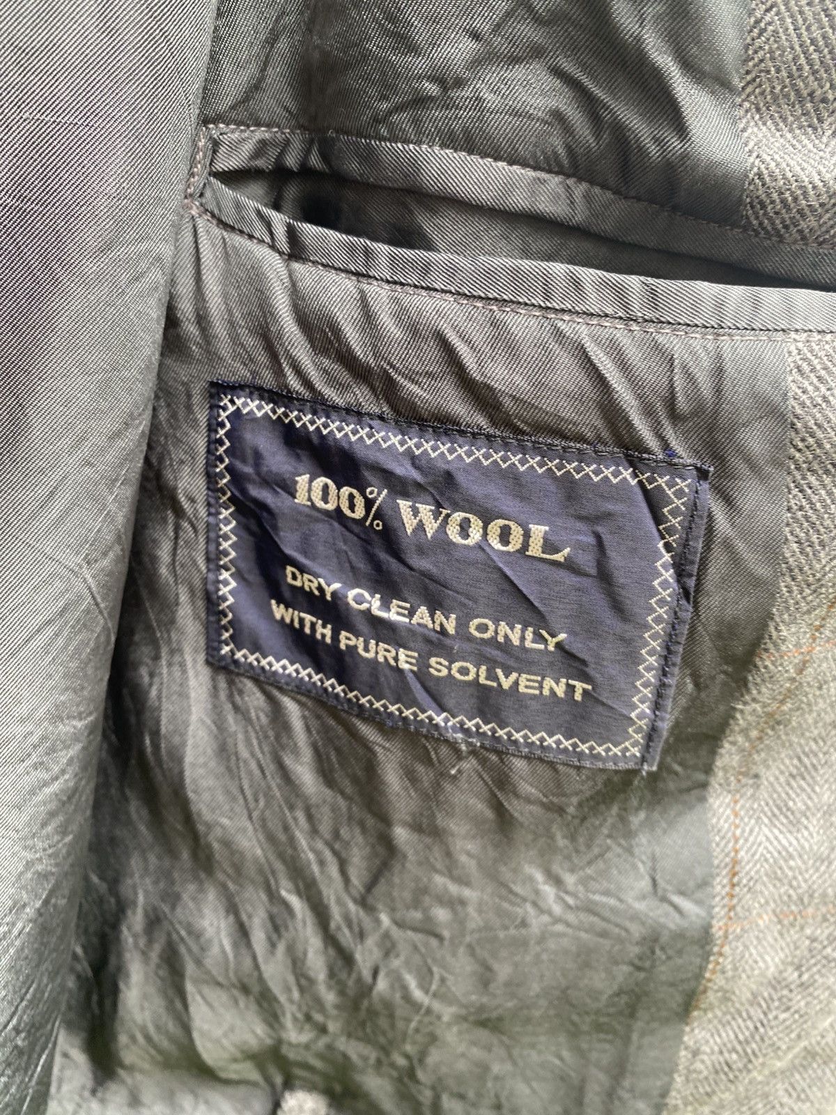 Burberry Prorsum Vintage 80s Burberrys’ London Grey Wool Overcoat Size 40R - 4 Thumbnail