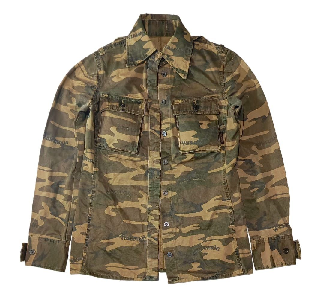 Hysteric Glamour × Japanese Brand × Le Grande Bleu (L.G.B.) Hysteric Glamour Thick Cargo Shirt Camo Size ONE SIZE - 3 Thumbnail