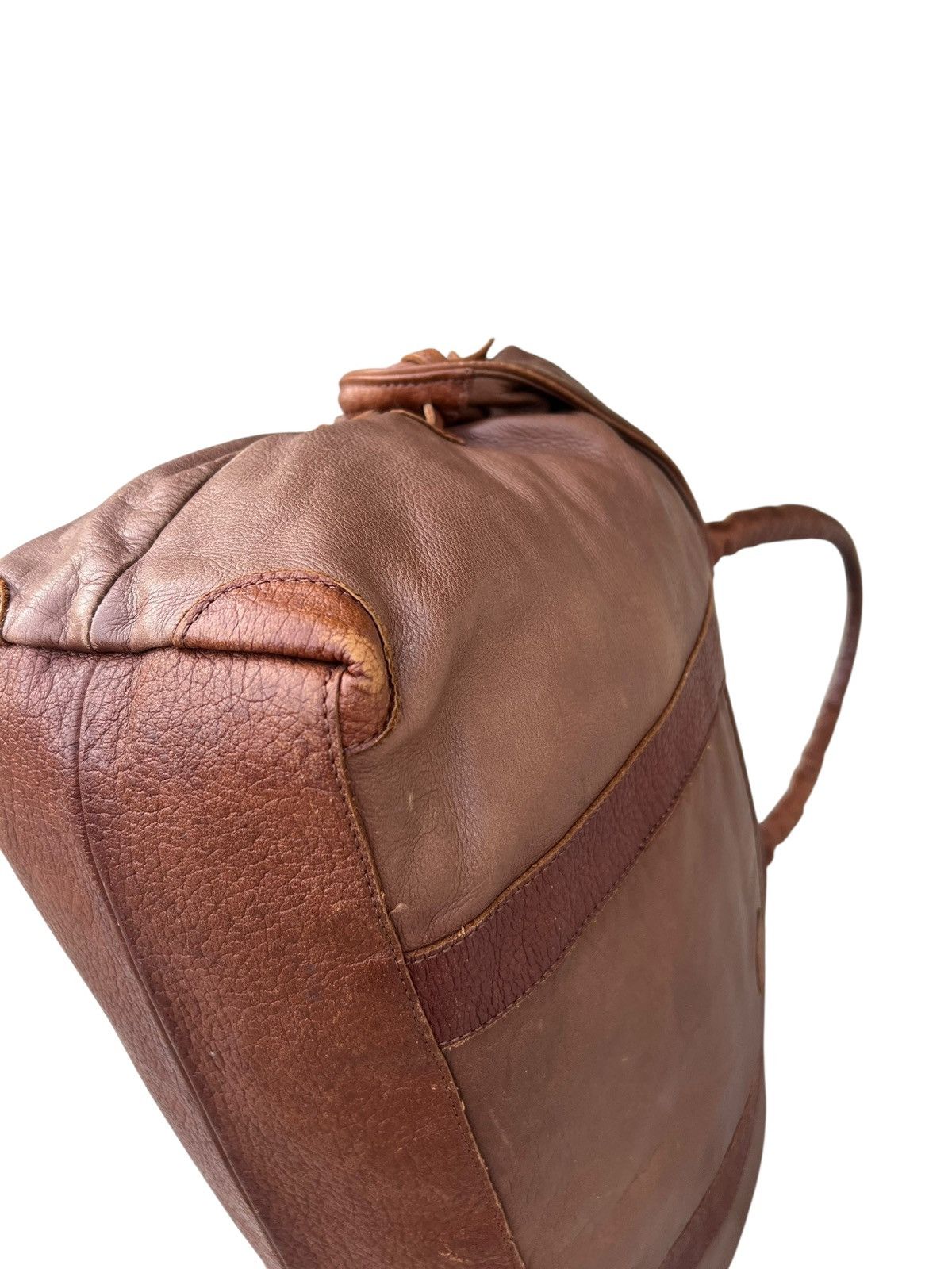 Leather Ibiza Japan Patina Brown Leather Weekend Bag Size ONE SIZE - 15 Thumbnail