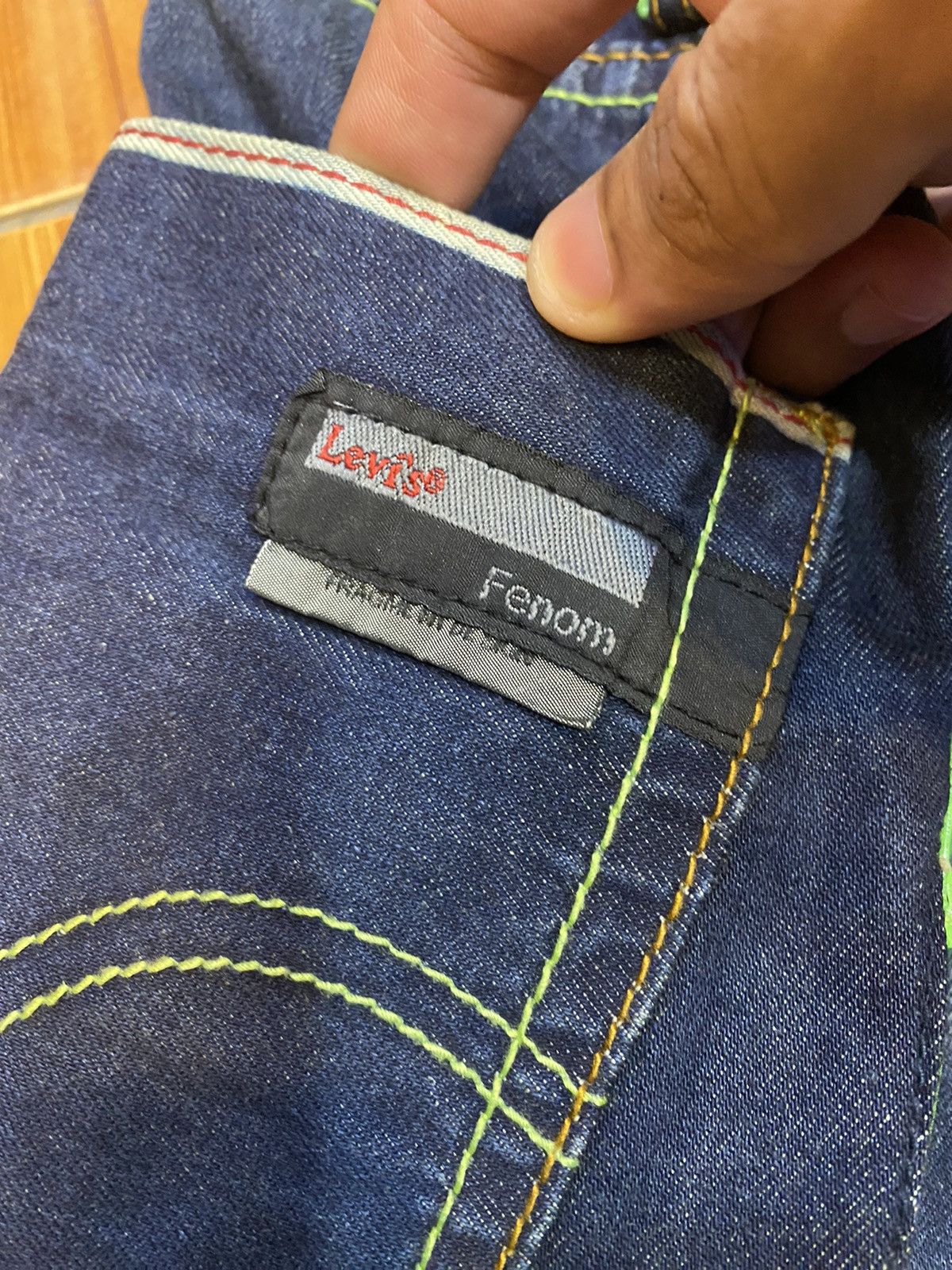Fragment Design × Levi's RARE🔥LEVIS X FRAGMENT DESIGN PAINTER DENIM SHORT Size US 26 / EU 42 - 15 Thumbnail