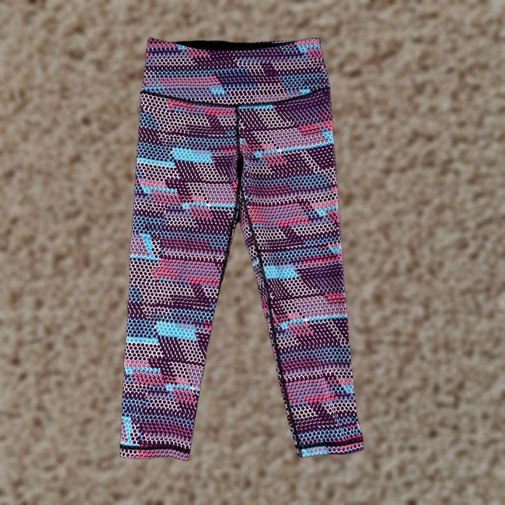 Victoria's Secret Victoria's Secret Leggings Womens S Purple VSX Nylon Blend Stretch Size 28" / US 6 / IT 42 - 1 Thumbnail
