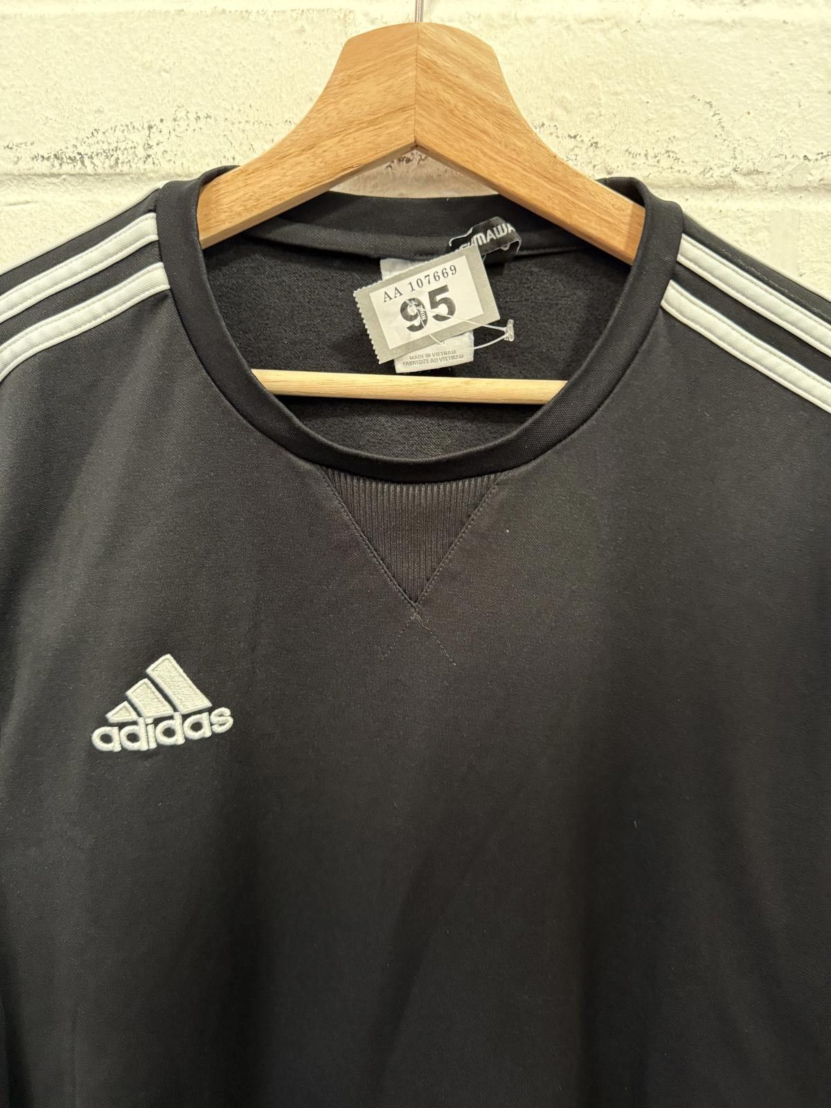 Adidas Adidas Men's Black Long Sleeve Activewear Top Size ONE SIZE - 3 Thumbnail