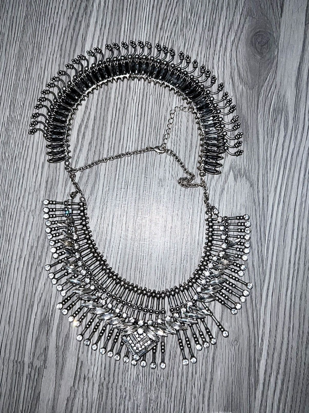 Japanese Brand Vintage bohemian silver layer necklace 🪩➕ Size ONE SIZE - 3 Thumbnail