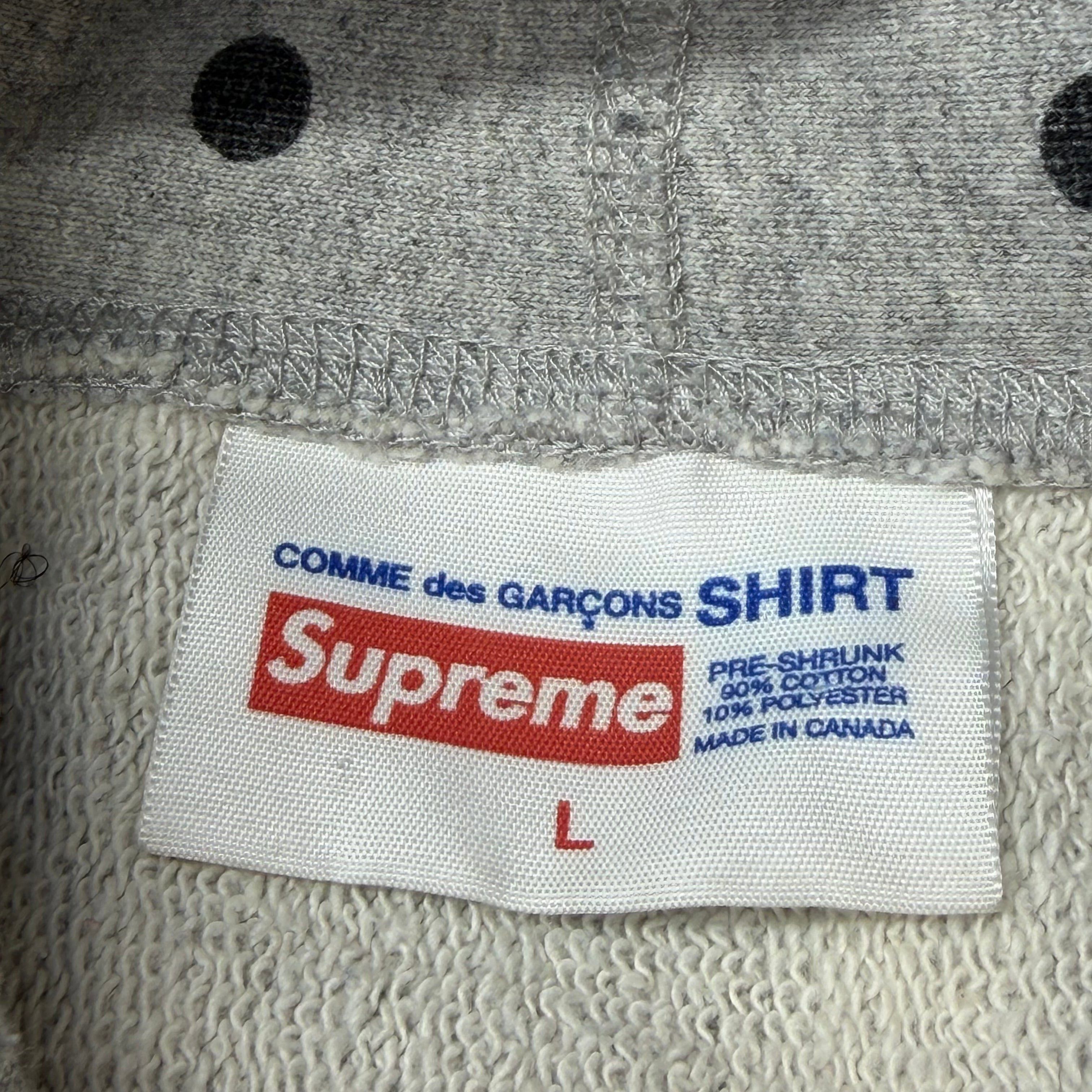 Supreme Supreme x CDG Shirt Polka Dot Box Logo Hoodie L Size US L / EU 52-54 / 3 - 4 Thumbnail