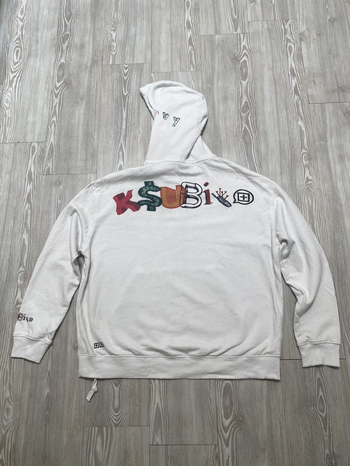 image of Asap Rocky x Ksubi Hidjiworld Collab Hoodie Piece 2019 7 Deadly Sins in White, Men's (Size Medium)