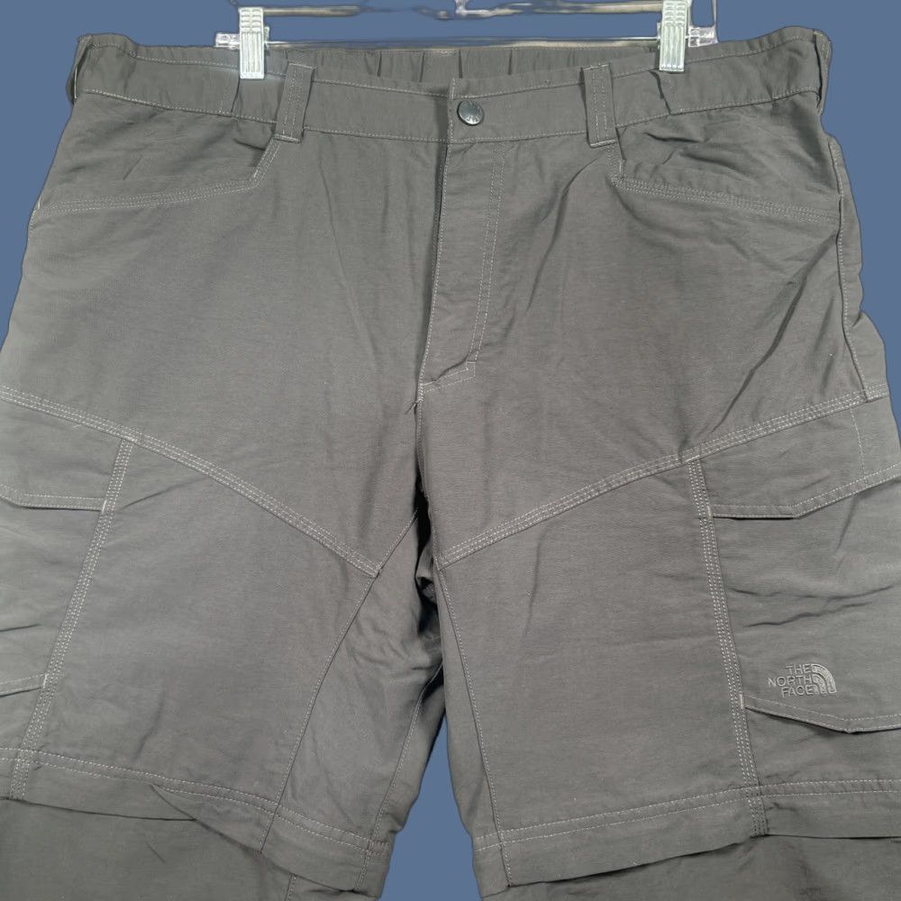 The North Face The North Face Paramount Convertible Pants Shorts Gray Mens XL 41x32 Cargo Straight Nylon Regular 41 in Gray Nature 90s? Size US 36 / EU 52 - 1 Thumbnail