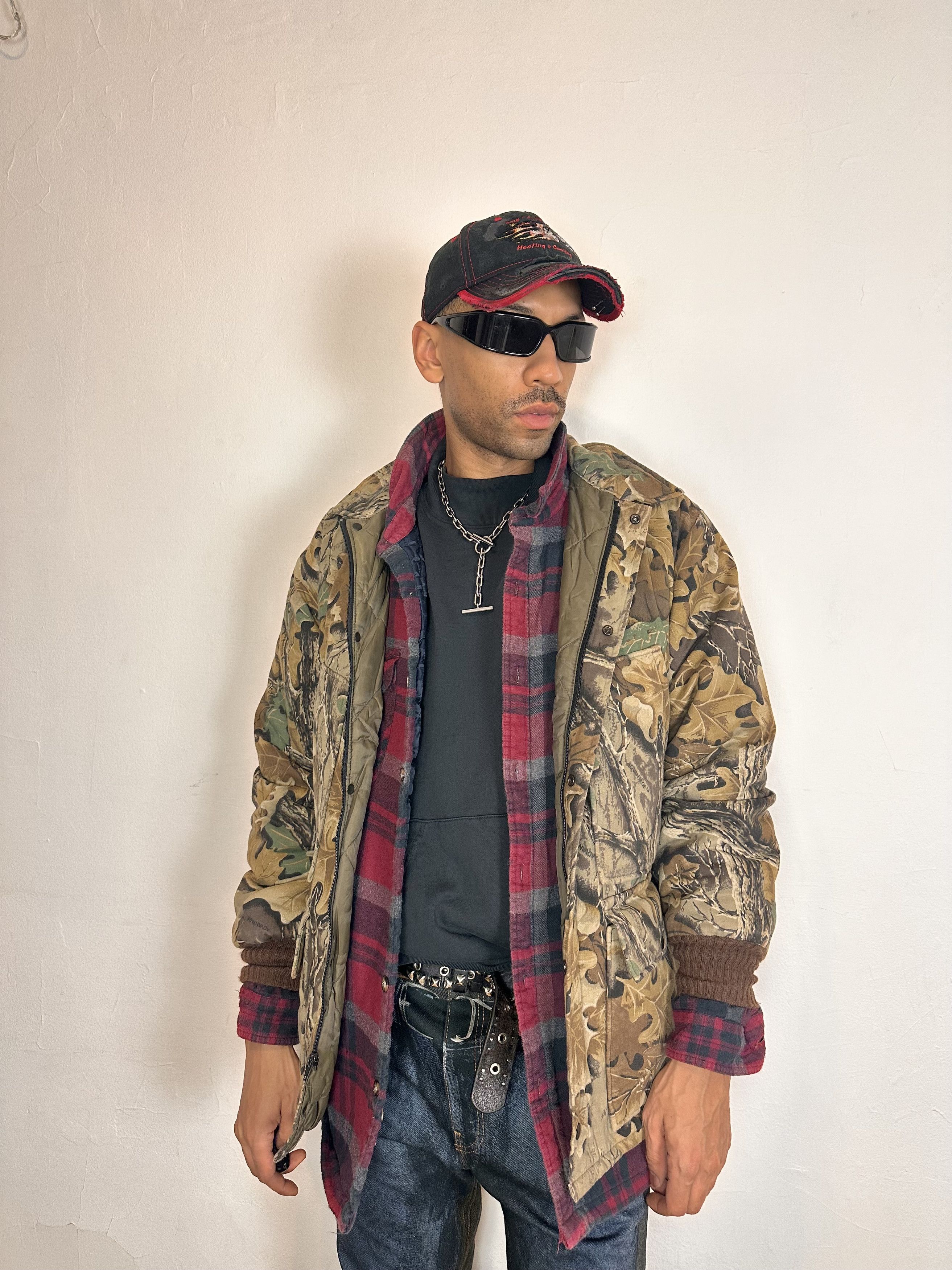 Vintage Vintage Brown Quilted Real Tree Camo Jacket - XL Size US XL / EU 56 / 4 - 1 Thumbnail