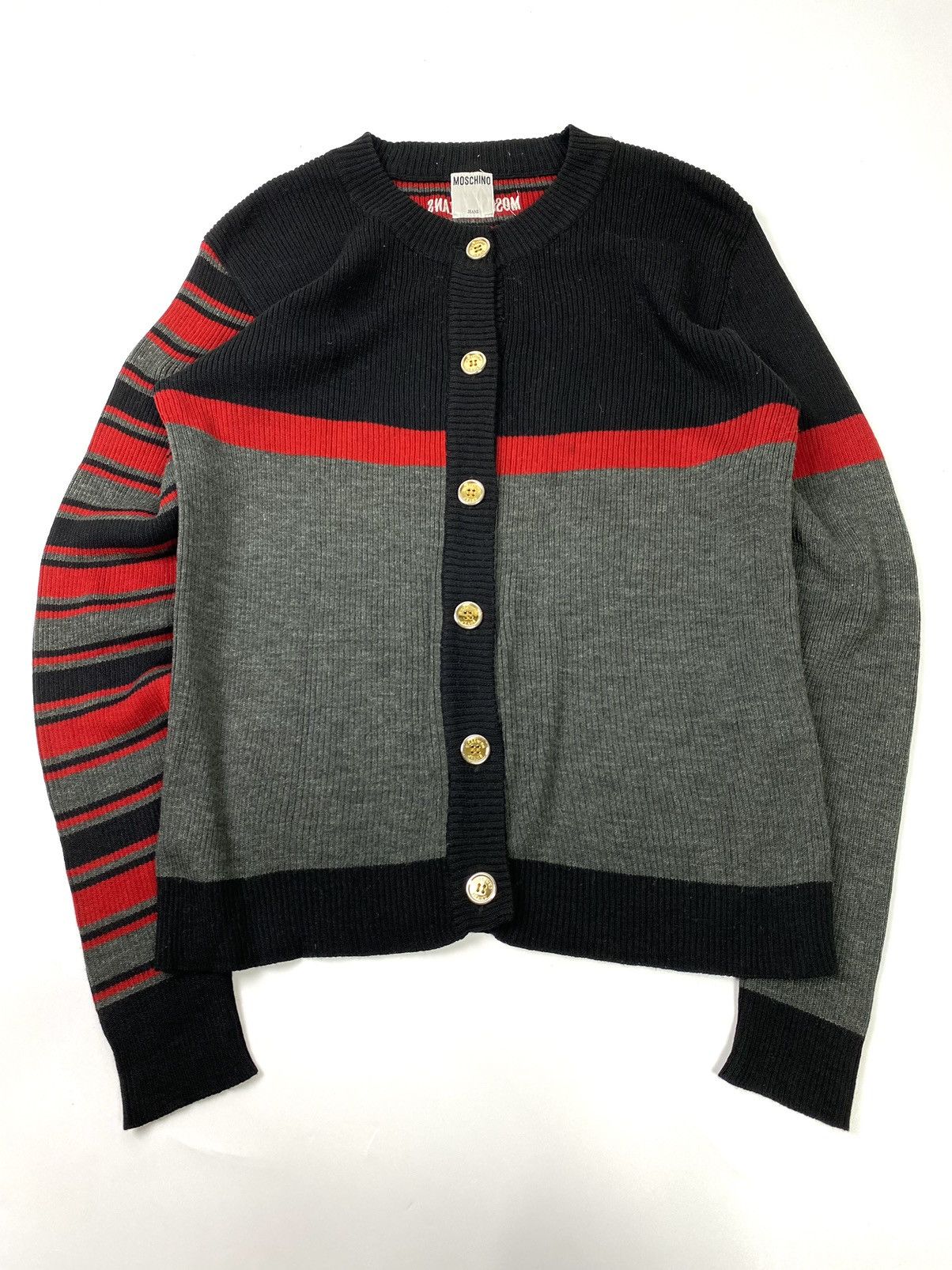 Moschino stripes vintage cardigan oldmoney