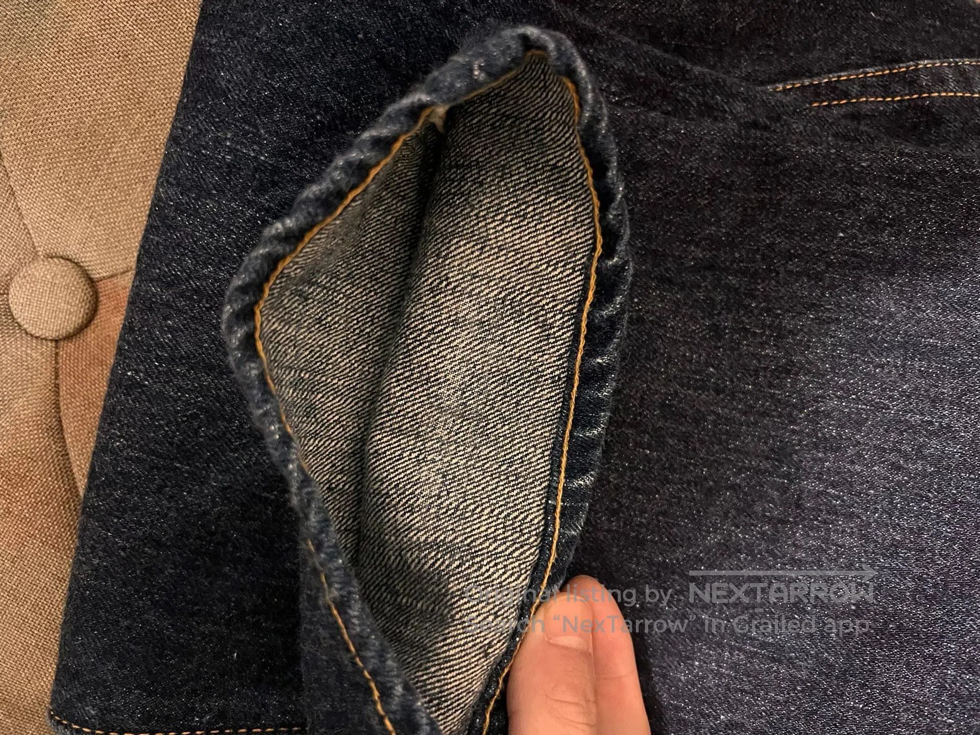 Freewheelers FREEWHEELERS 601XX 1951 Raw Denim Jeans 28. Size US 28 / EU 44 - 5 Thumbnail