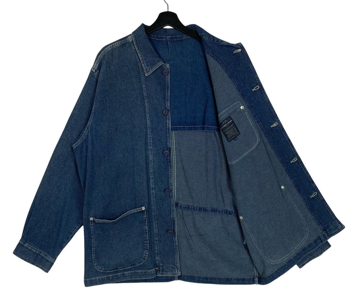 Japanese Brand Vintage Kearney House Brand WorkWear Button Denim Jacket Size US L / EU 52-54 / 3 - 7 Thumbnail