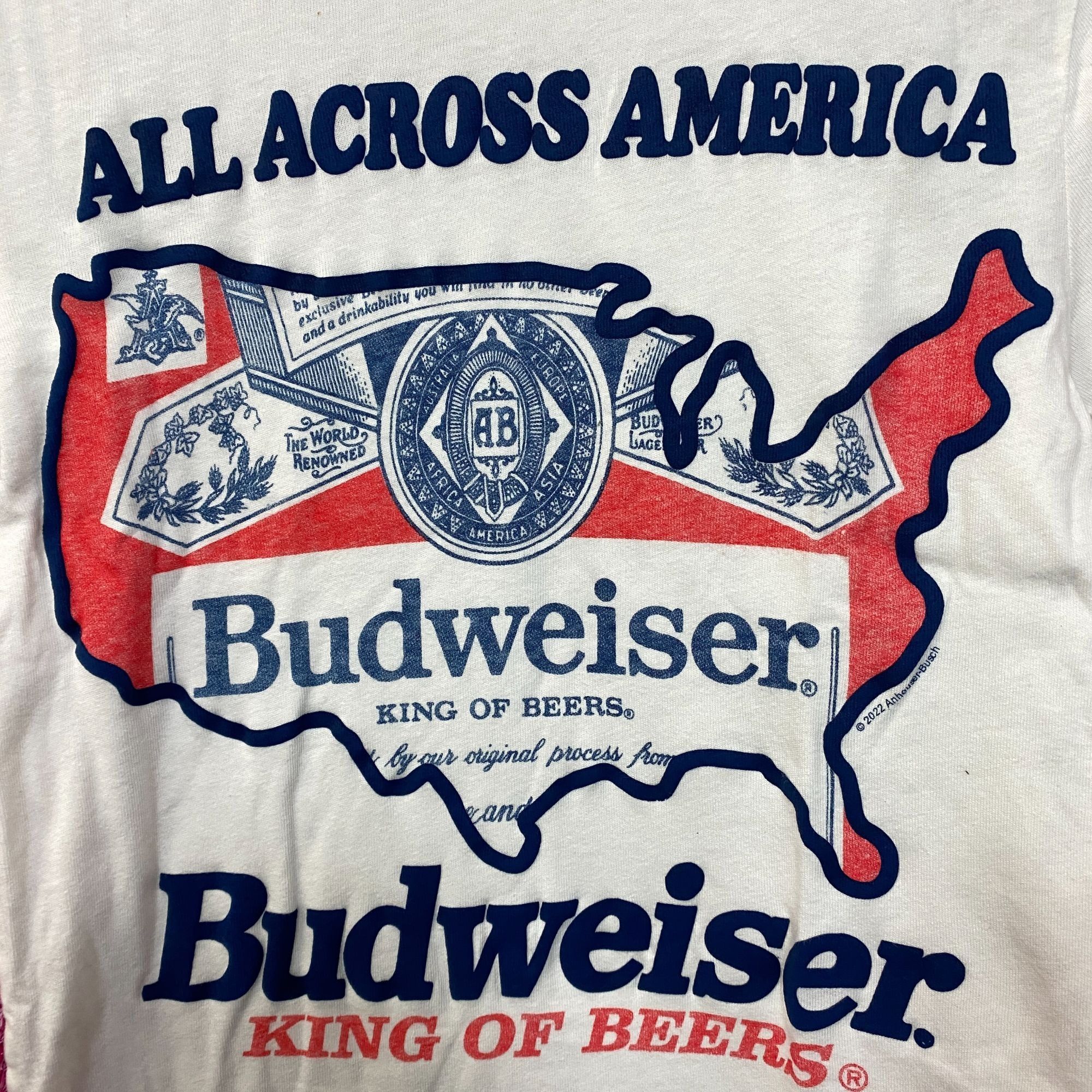 Junk Food Budweiser King Of Beers All Across America T-shirt size XS Size US XS / EU 42 / 0 - 2 Thumbnail