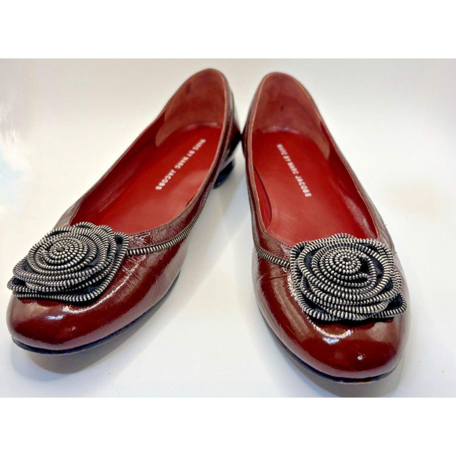 Marc by Marc Jacobs Marc by Marc Jacobs Patent Leather Flats 39/8-8.5 Size US 8.5 / IT 38.5 - 1 Thumbnail