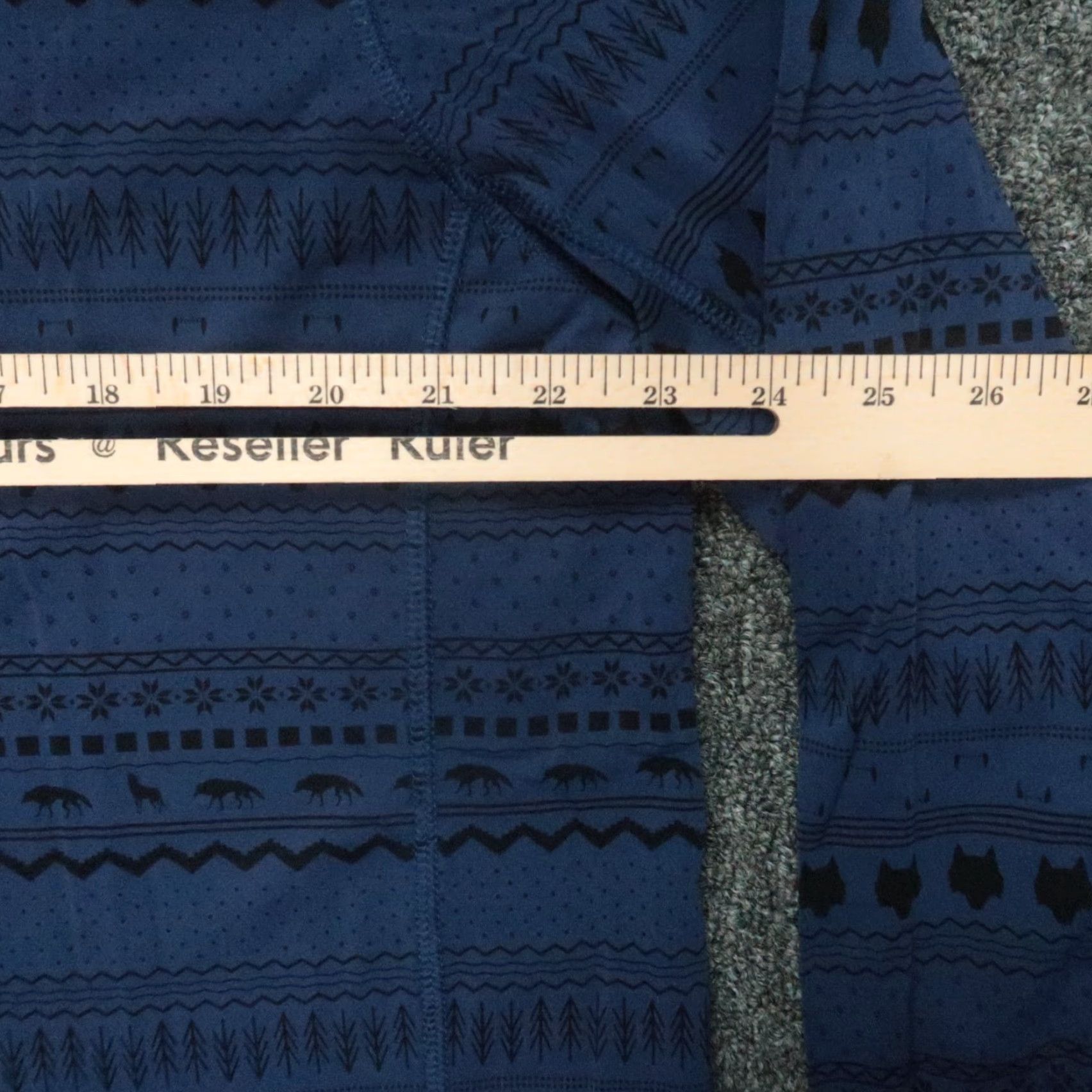 Vintage Greyson Performance Pullover Men Large Blue Geometric Print 1/4 Zip Activewear Size US L / EU 52-54 / 3 - 7 Thumbnail