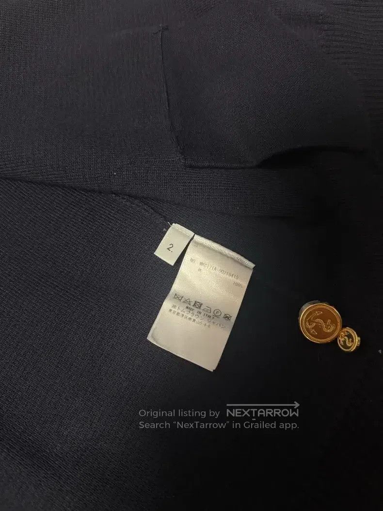 Thom Browne Thom Browne Knitted gold button cardigan Size US M / EU 48-50 / 2 - 3 Thumbnail