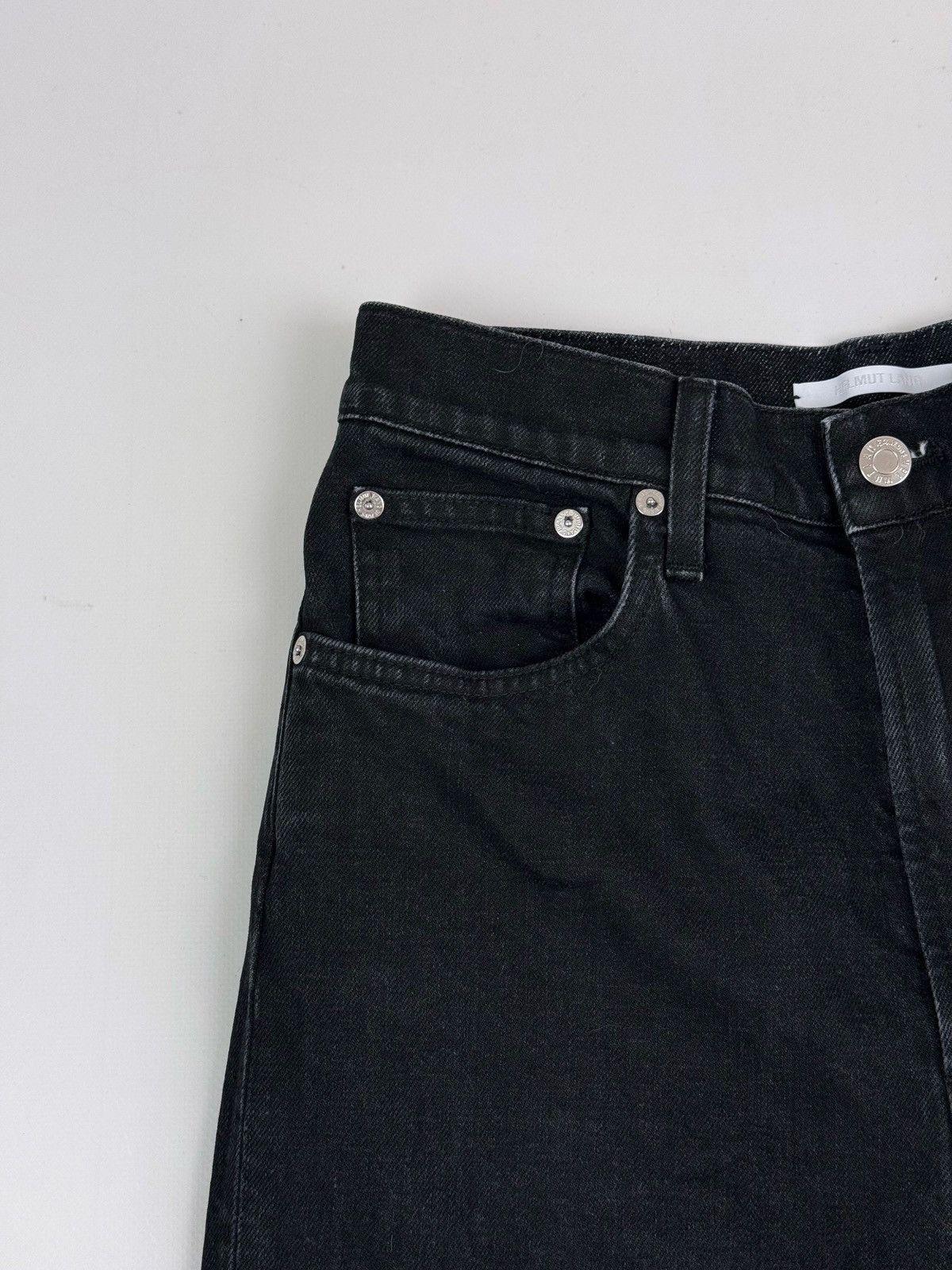 Helmut Lang Helmut Lang High Rise Unisex Black Jeans Pants Size US 31 - 6 Thumbnail