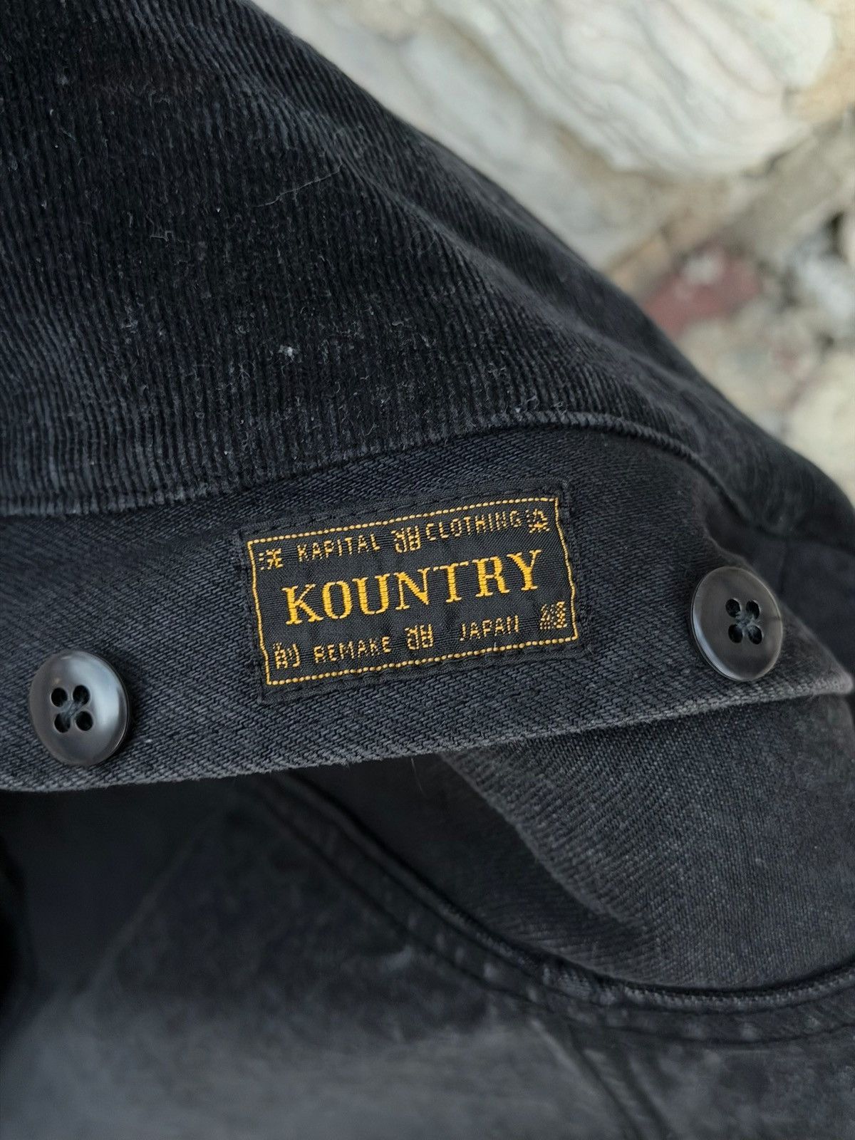 Kapital Kapital 14 oz. Denim Drizzler Anarchy Jacket Size US XL / EU 56 / 4 - 12 Thumbnail