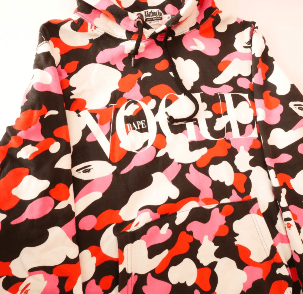 Bape VOUGE x A Bathing Ape collaboration hoodie camouflage Size US M / EU 48-50 / 2 - 2 Thumbnail