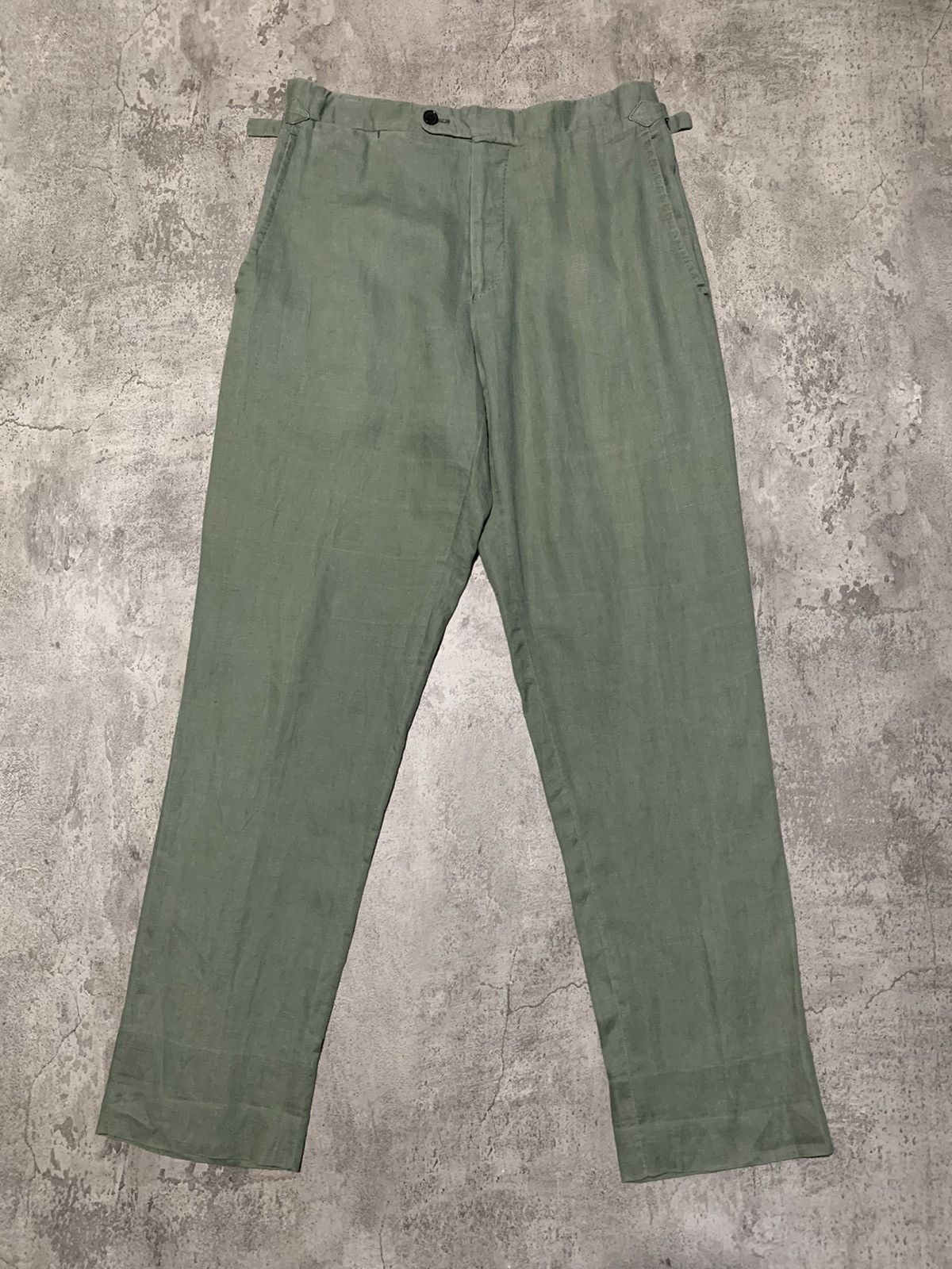 P. Johnson P.Johnson army green linen gurkha pants Size US 30 / EU 46 - 1 Thumbnail