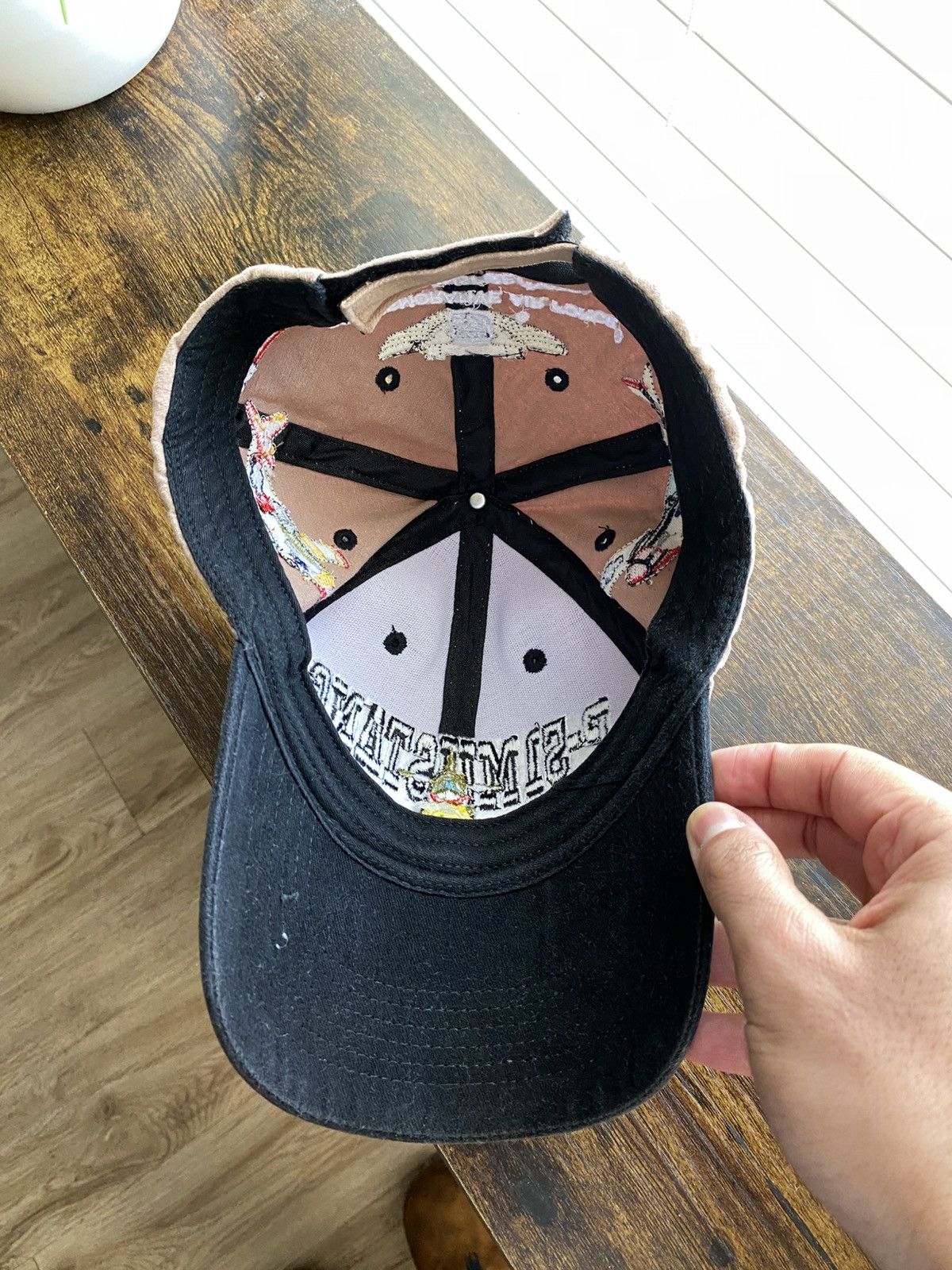 Vintage US Military P-51 Mustang Fighter Jet Plane Hat Size ONE SIZE - 6 Thumbnail