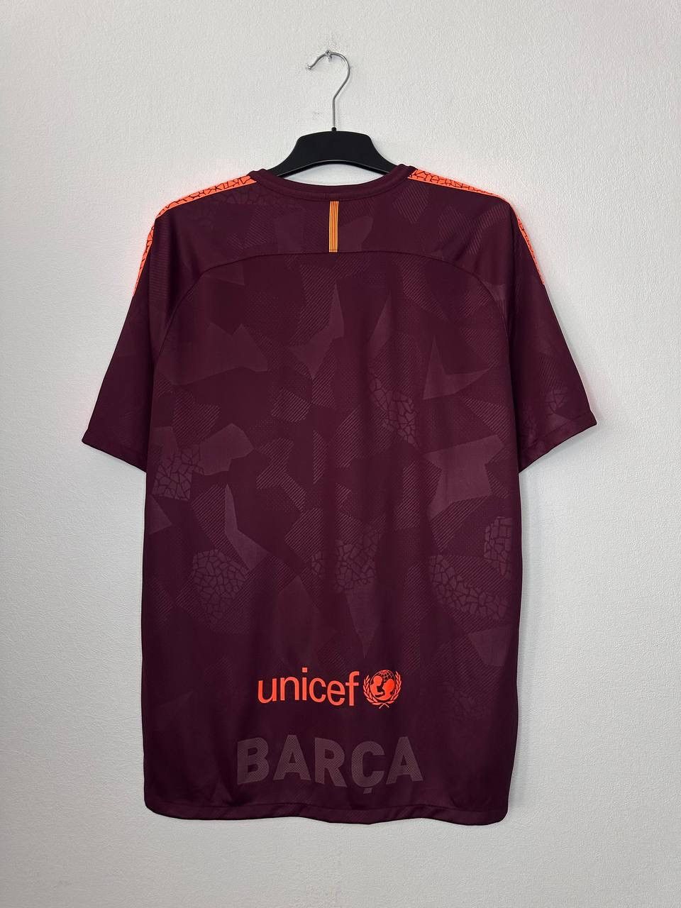 Nike Nike FC Barcelona 2017 Third Soccer Jersey Burgundy XXL Size US XXL / EU 58 / 5 - 8 Thumbnail