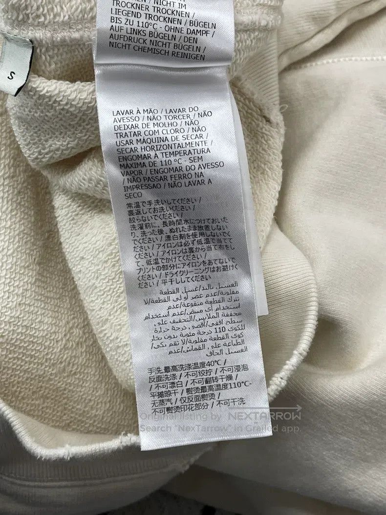 Gucci Gucci White line cat letter logo hooded sweatshirt Size S / US 4 / IT 40 - 6 Thumbnail