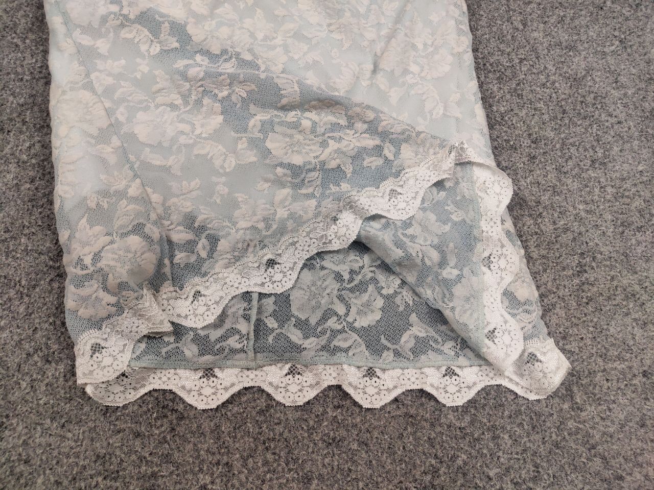 Other Petit Pois by Viviana G Designer lace skirt light blue Size 30" / US 8 / IT 44 - 8 Thumbnail