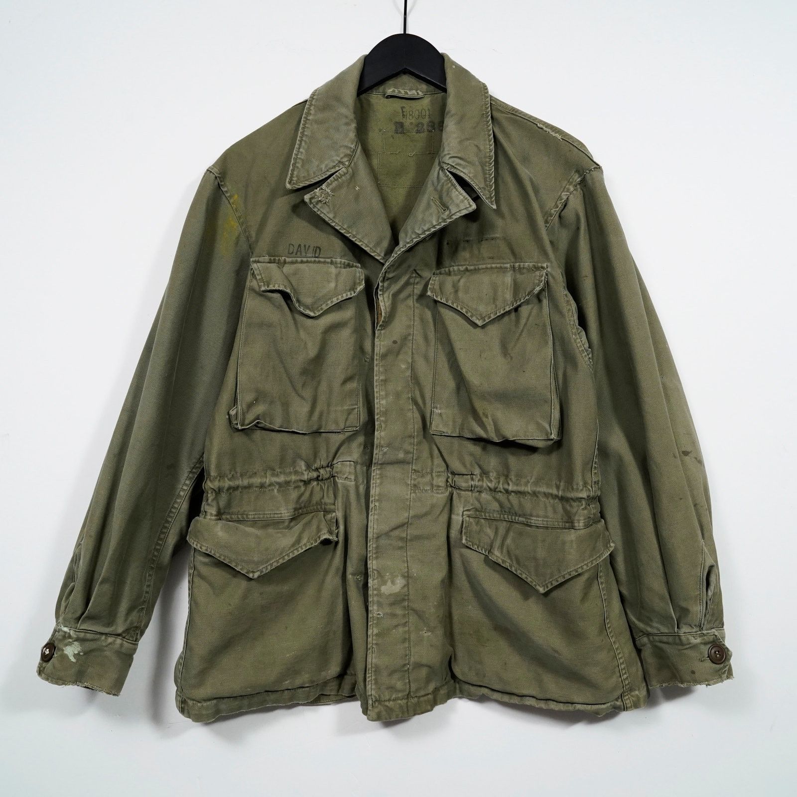 Vintage VTG WWII US Army M-43 Field Jacket OG-107 Stencil Distressed Size US M / EU 48-50 / 2 - 1 Thumbnail