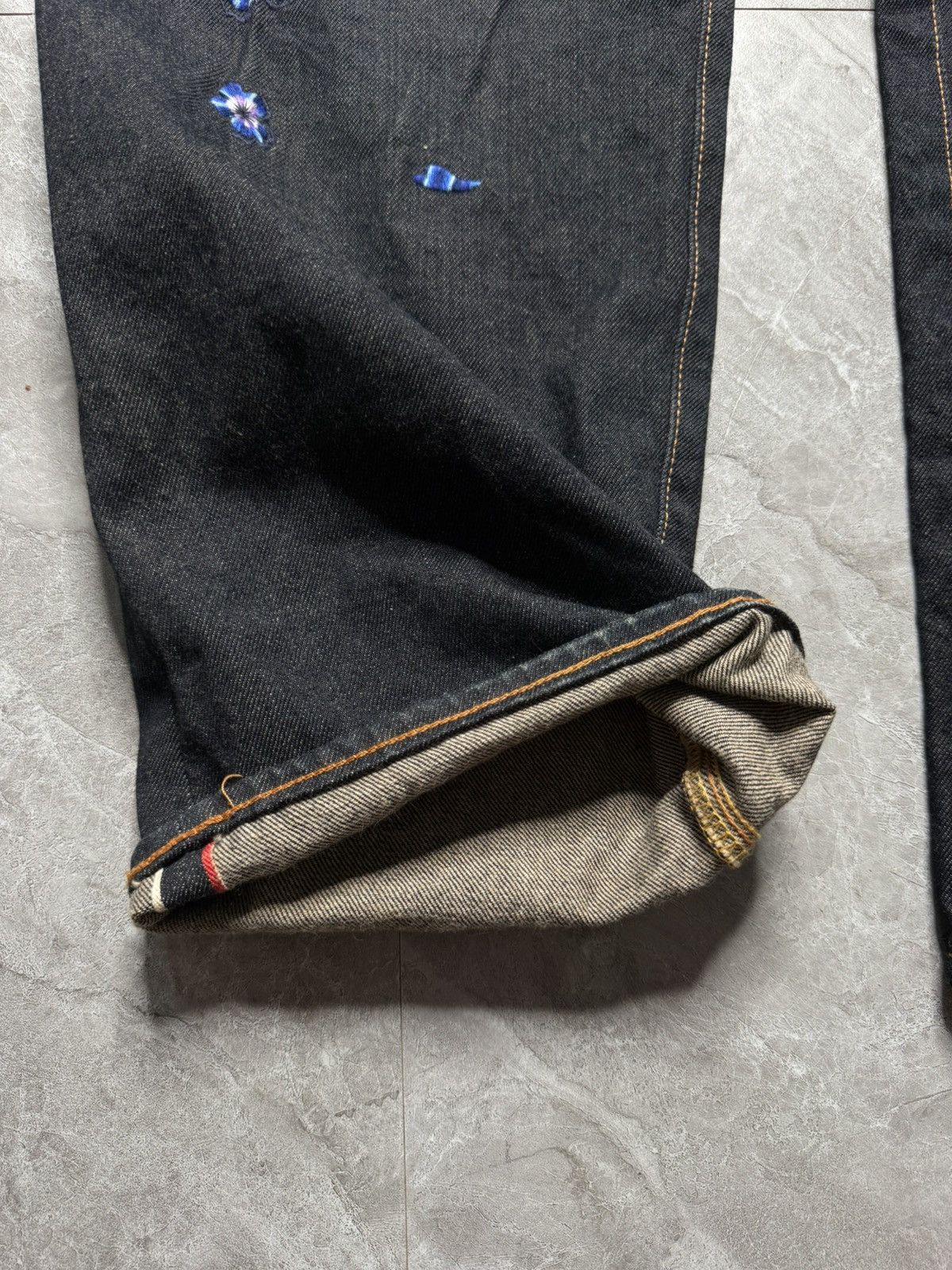 Evisu Evisu Lot.0001 Embroidered Floral Daicock Jeans Size US 36 / EU 52 - 6 Thumbnail