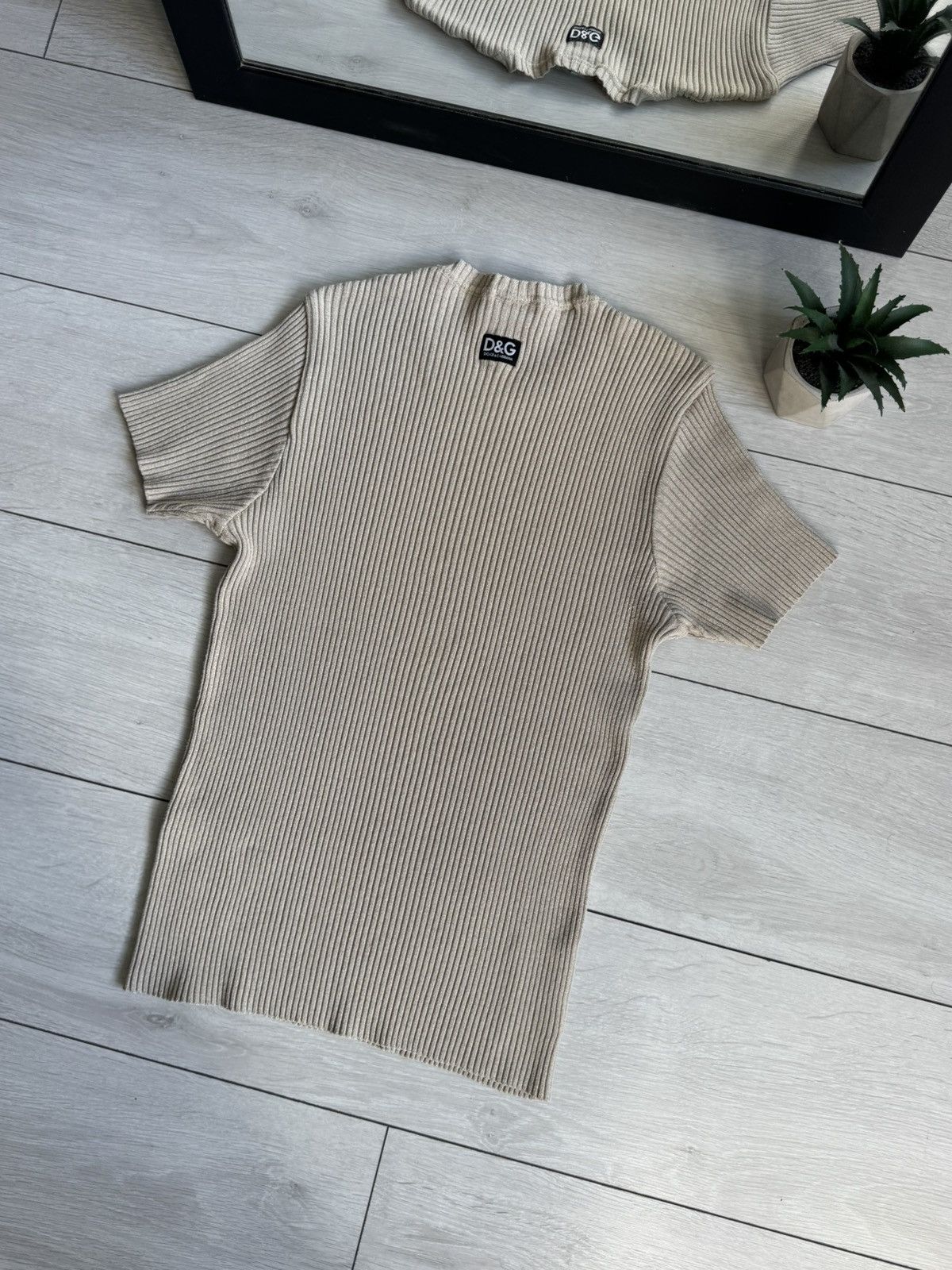 Dolce & Gabbana Vintage Dolce & Gabbana Knitted T-shirt Size M / US 6-8 / IT 42-44 - 10 Thumbnail