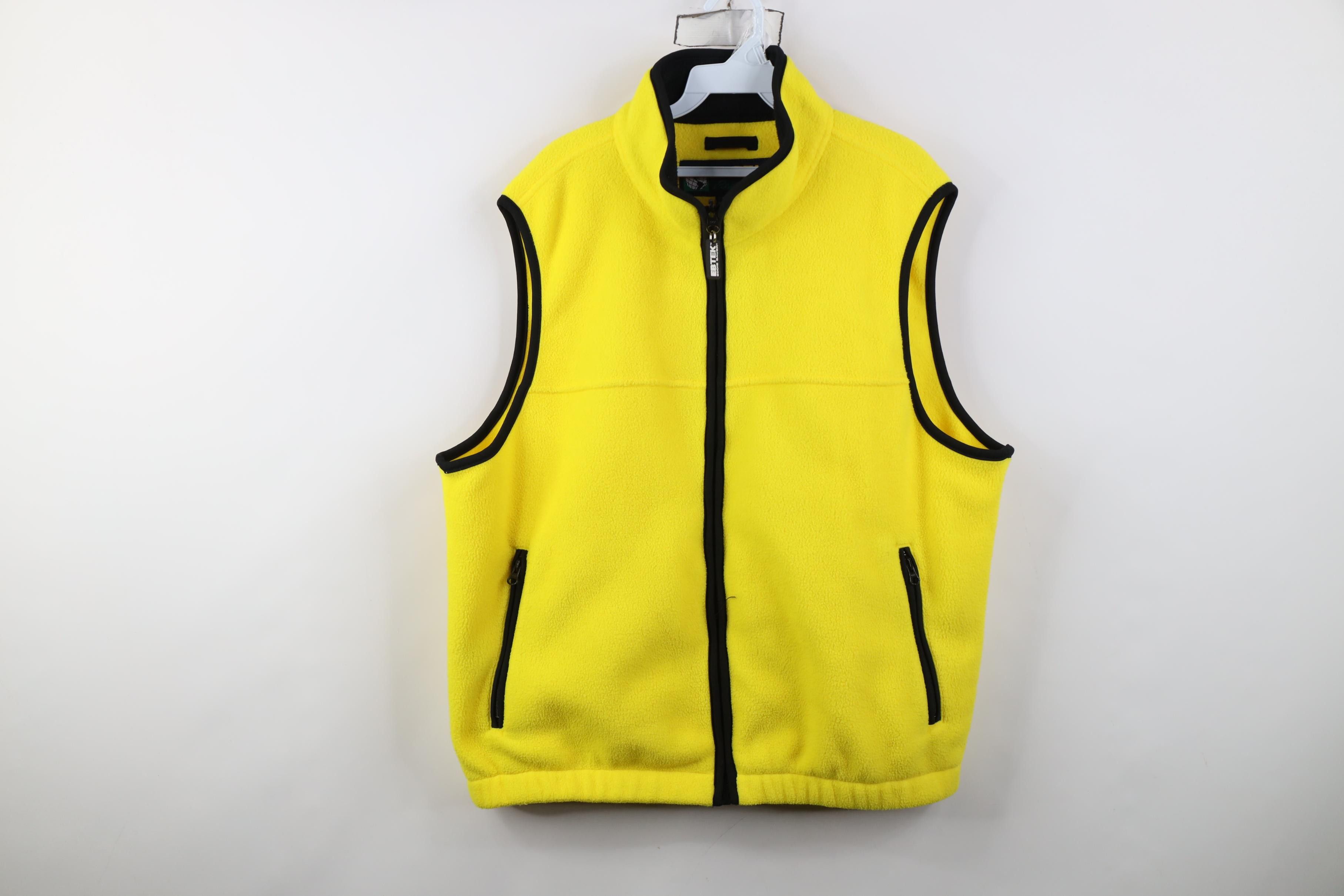Eddie Bauer Vintage 90s Eddie Bauer EbTek Full Zip Fleece Vest Jacket Size US L / EU 52-54 / 3 - 1 Thumbnail