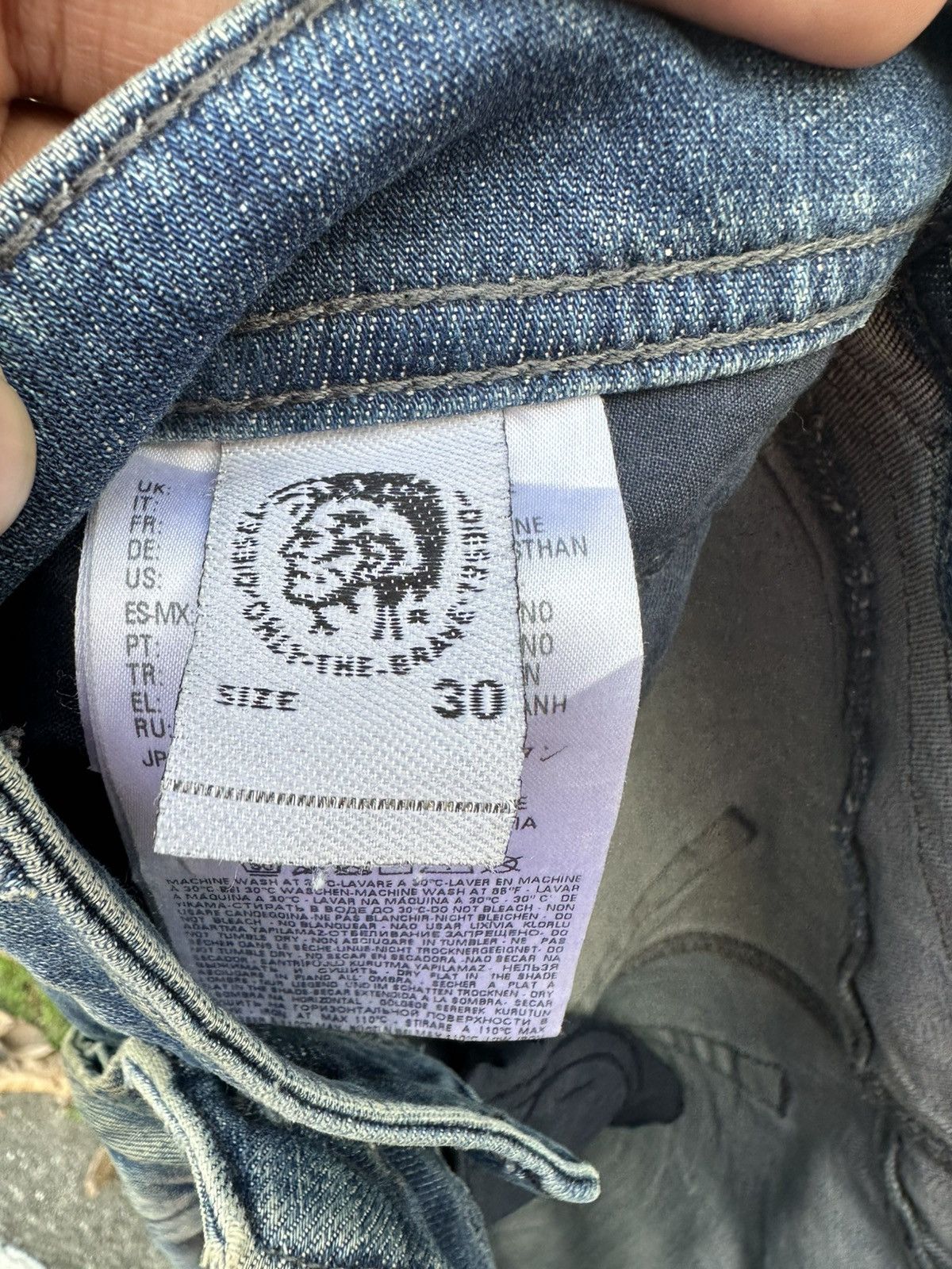 Diesel 👹Vintage THRASHED Diesel Skinny Jeans Size US 30 / EU 46 - 8 Thumbnail