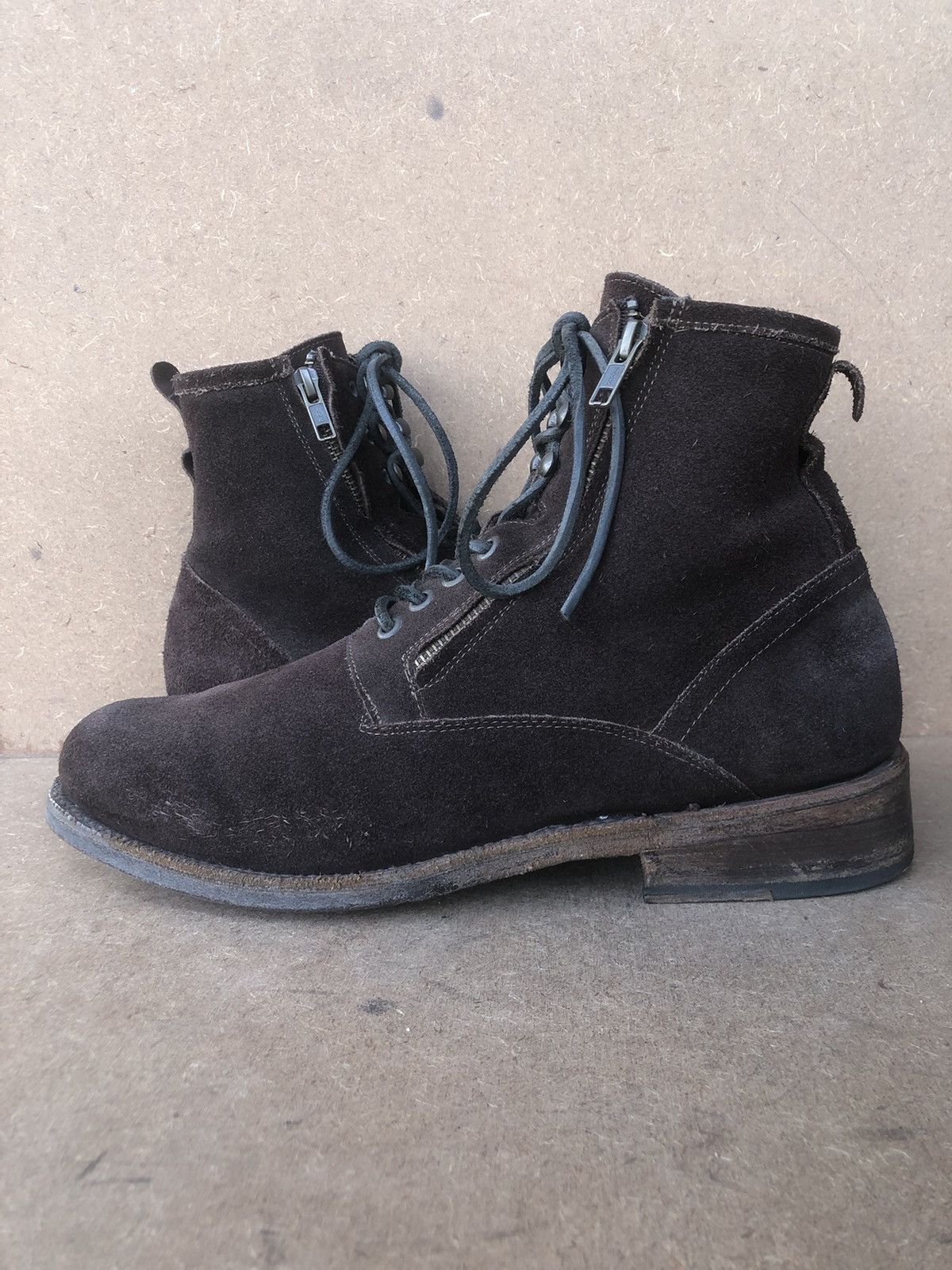 Vintage ZZYXX Brown Suede Leather Men’s Boots Size 10 Size US 10 / EU 43 - 8 Thumbnail