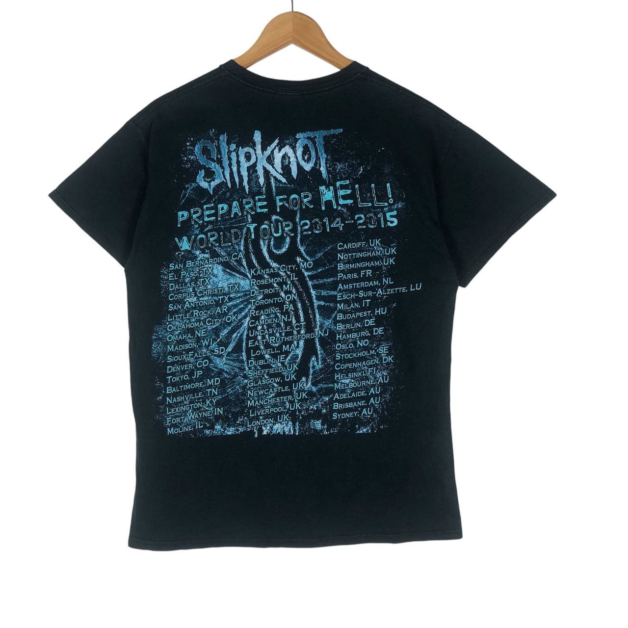 Band Tees × Slipknot Vintage "Slipknot" Prepare for Hell! World Tour 2014 - 2015 Size US M / EU 48-50 / 2 - 6 Thumbnail
