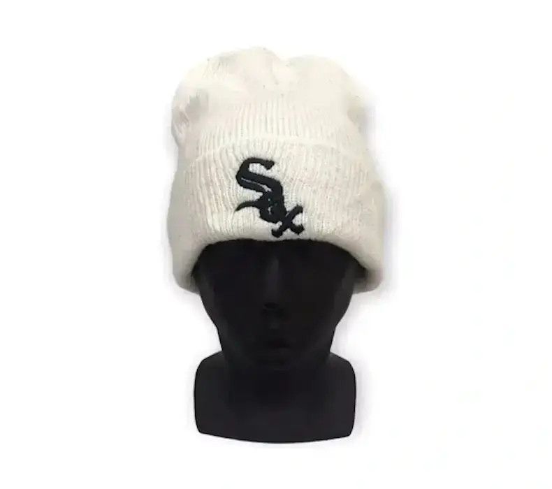 MLB × Vintage Vintage Sox Baseball Beanie Hat Size ONE SIZE - 1 Thumbnail