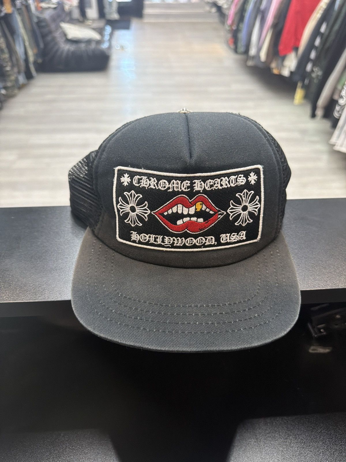 Chrome Hearts Chrome Hearts Matty boy Hollywood Hat Black Used Size ONE SIZE - 1 Thumbnail