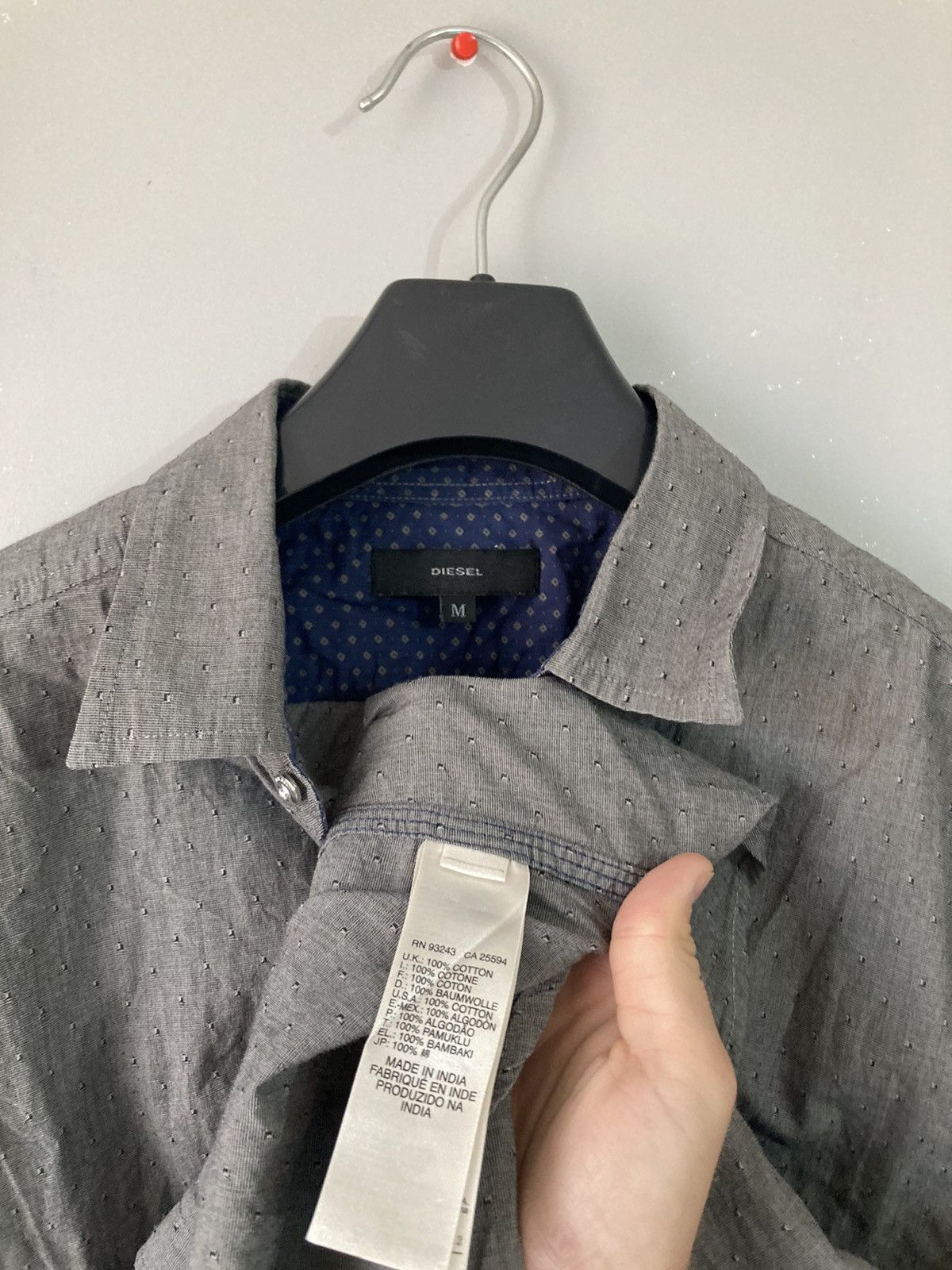 Diesel × Vintage Diesel button ups monogram shirt M y2k luxury Size US M / EU 48-50 / 2 - 7 Thumbnail