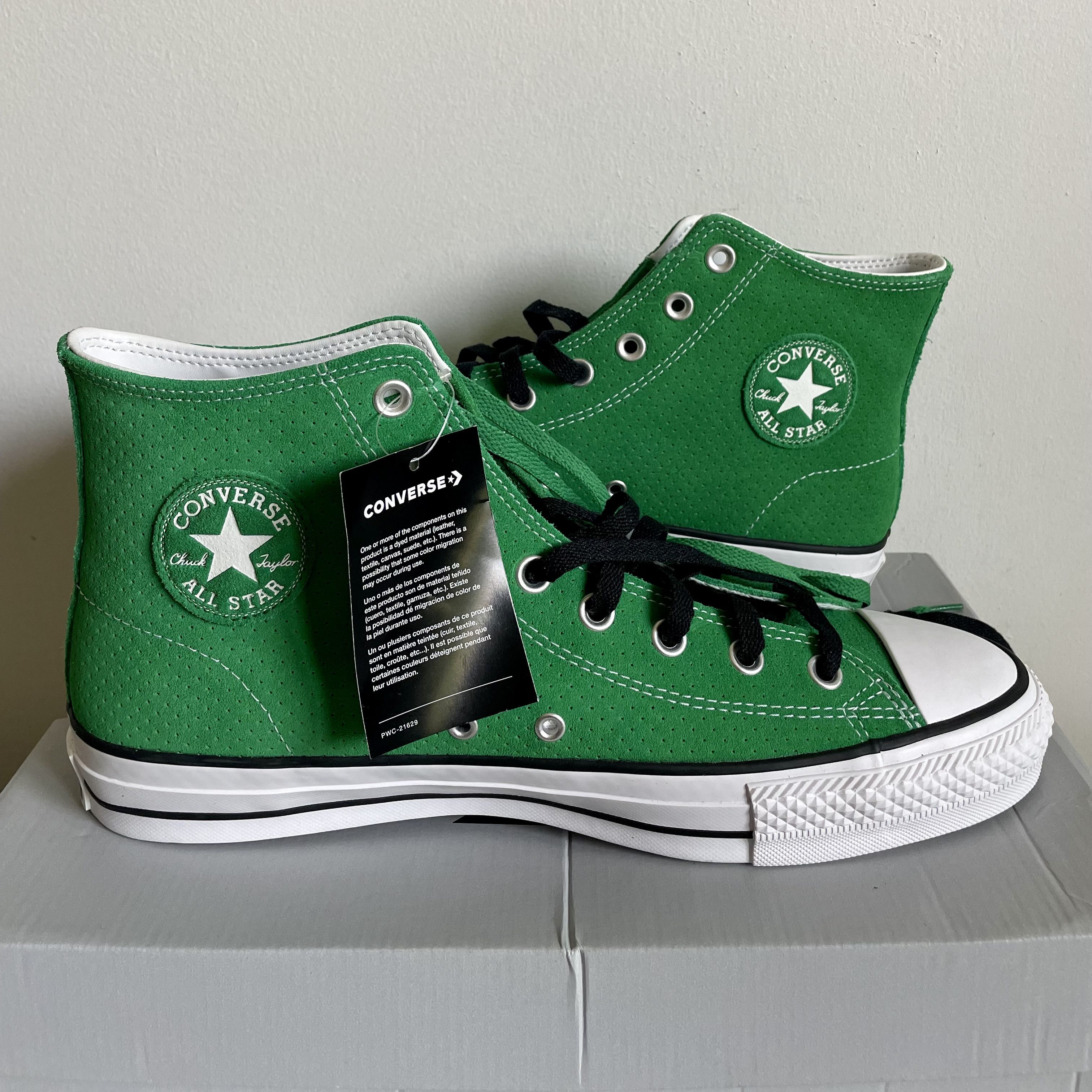 Converse Converse CTAS Pro Hi Green/Black/White Size US 11 / EU 44 - 2 Thumbnail