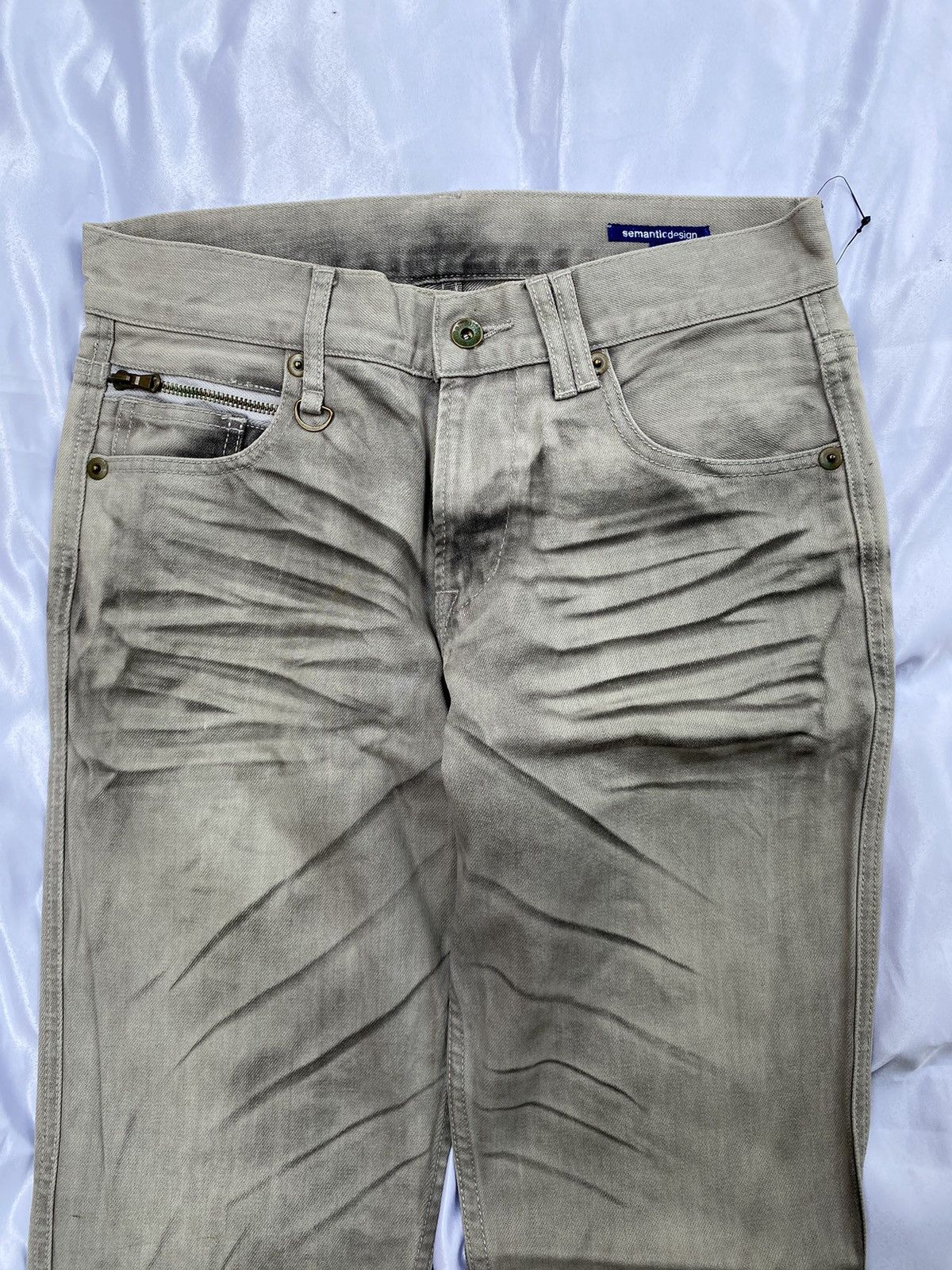 Vintage Rare Design Japanese Brand Semantic Design Size US 30 / EU 46 - 3 Thumbnail