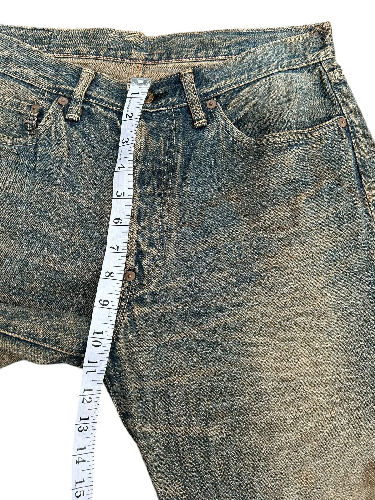 Kapital Vintage The Blue of an Selvedge Distressed Rusty Denim Jeans Size US 32 / EU 48 - 18 Thumbnail