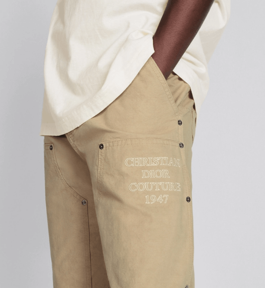 Dior o1w1db11225 483D18 Carpenter Jeans in Beige Size US 32 / EU 48 - 8 Thumbnail