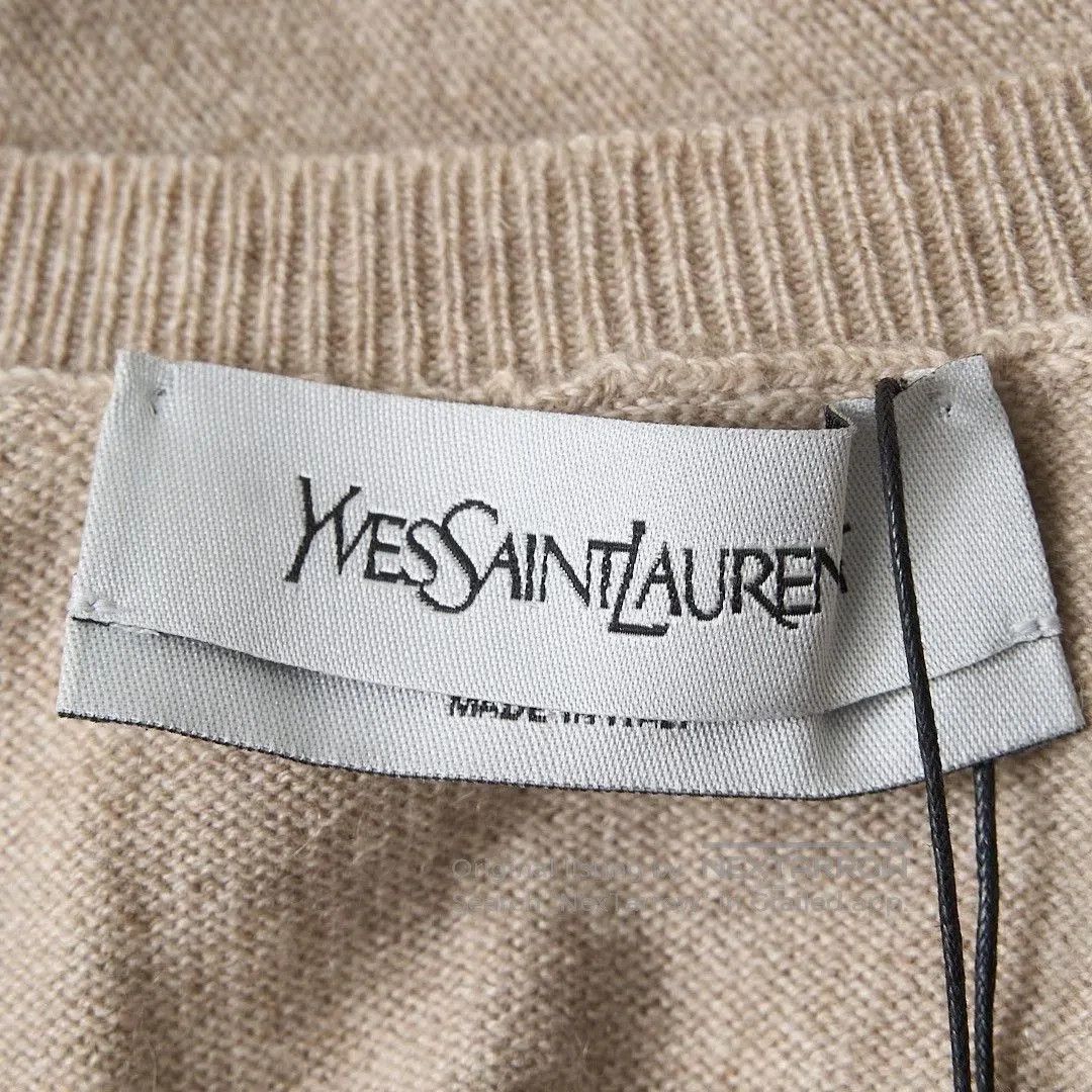 Saint Laurent Paris Saint Laurent Men's Logo Knit Sweater. Size US M / EU 48-50 / 2 - 8 Thumbnail