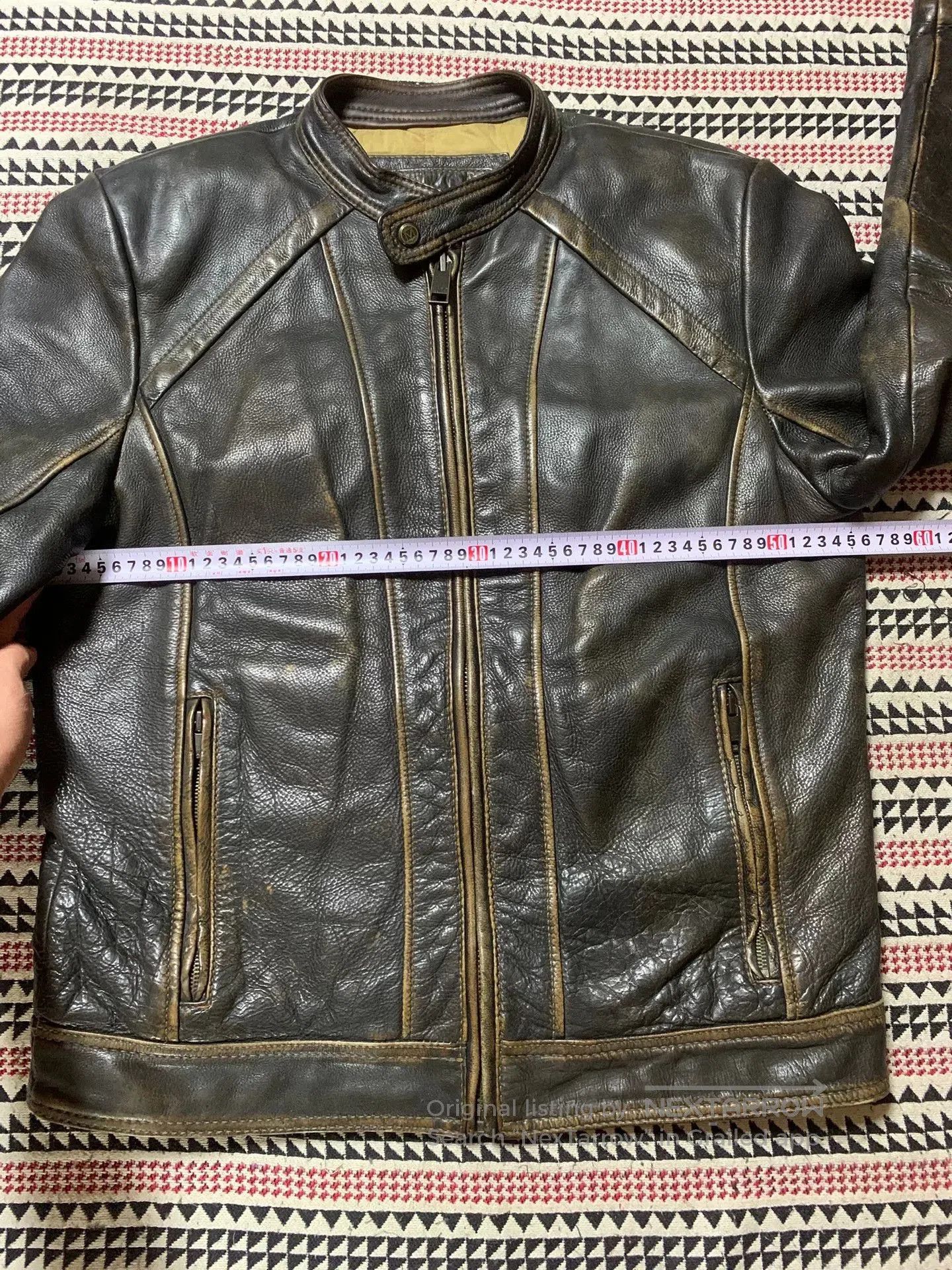 Andrew Marc marc new york leather motorcycle jacket. Size US L / EU 52-54 / 3 - 8 Thumbnail