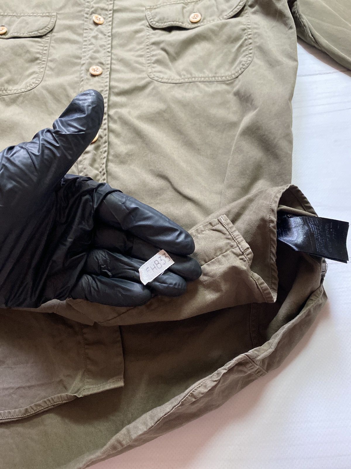 Tom Ford Tom Ford Military style two pockets cotton button up shirt Size US S / EU 44-46 / 1 - 11 Thumbnail