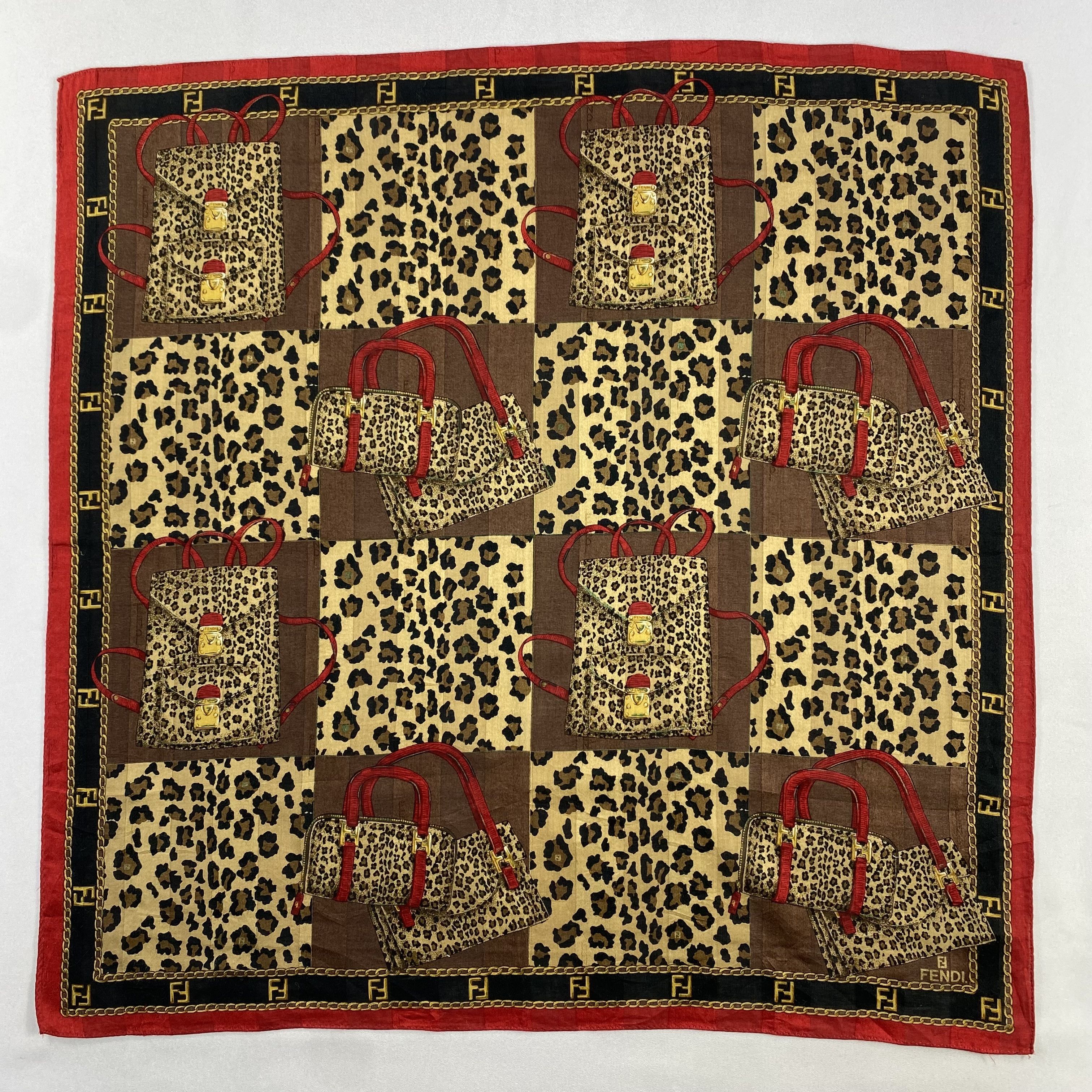 Vintage Fendi Handkerchief / Neckerchief / Bandana-P996 Size ONE SIZE - 1 Thumbnail