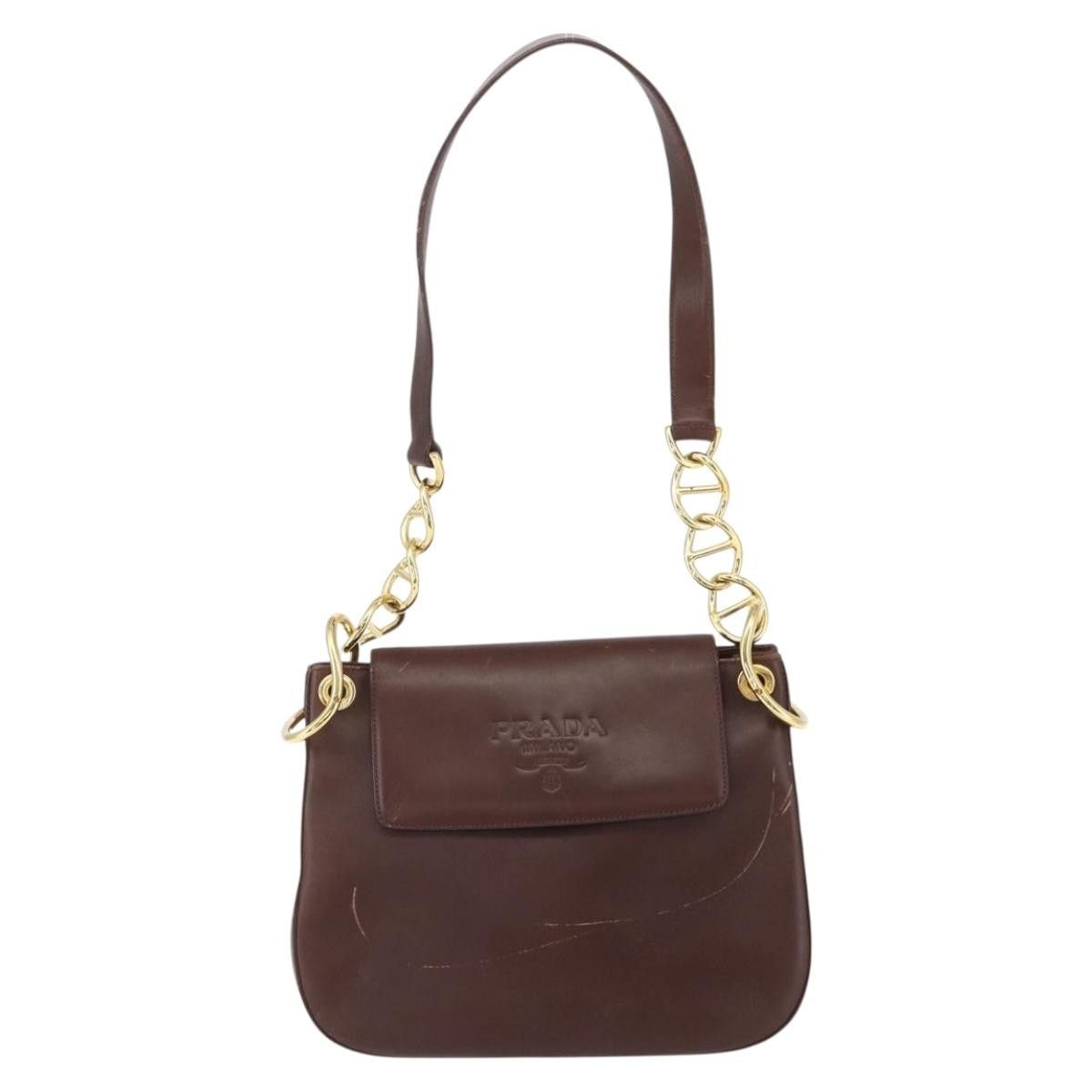 Prada Prada Vintage Shoulder Bag Leather Size ONE SIZE - 1 Thumbnail