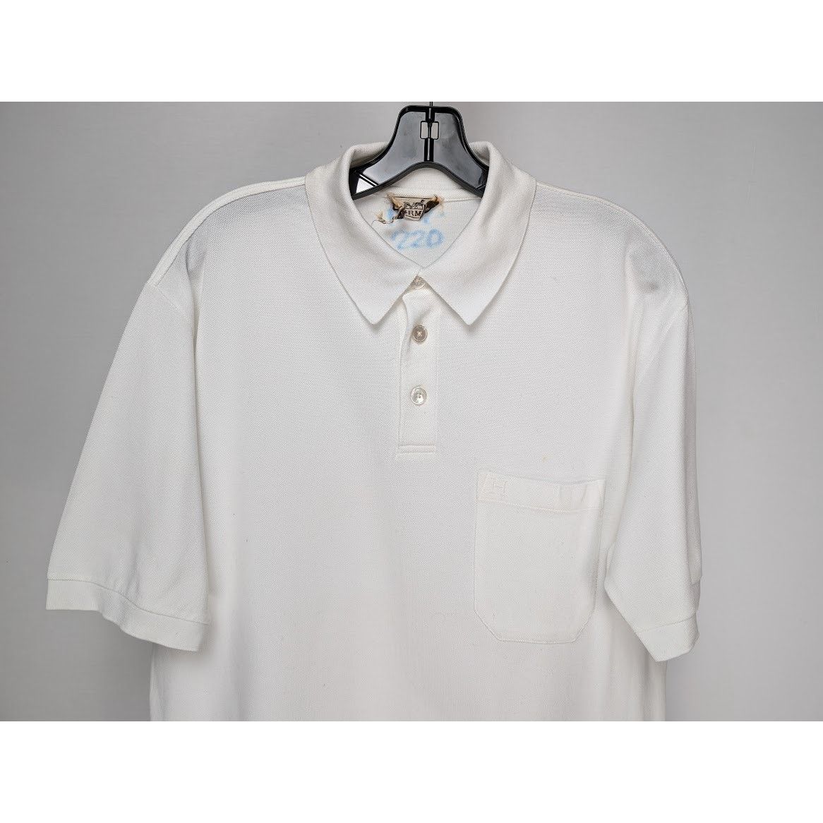 Hermes o1rshd1 CC20 Polo Shirt in White Size US M / EU 48-50 / 2 - 6 Thumbnail