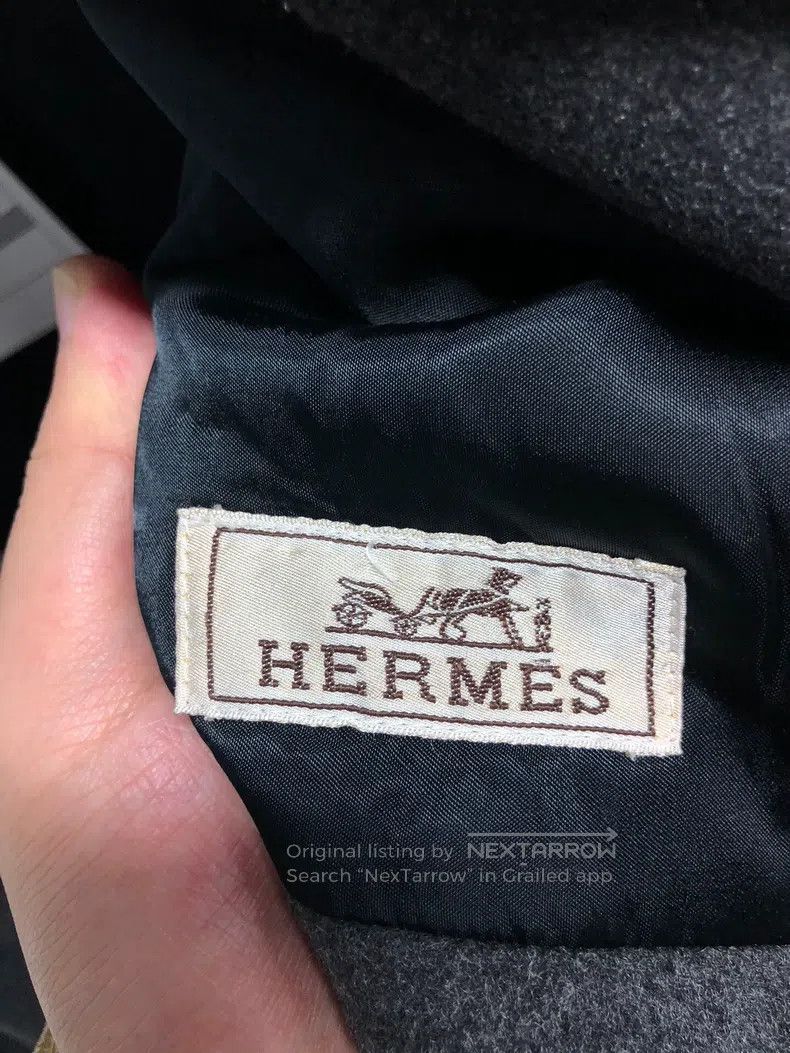 Hermes Hermes Autumn-Winter Cashmere Baseball Jacket Overcoat, Bl Size US M / EU 48-50 / 2 - 4 Thumbnail