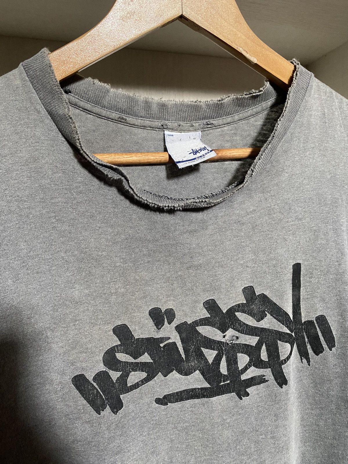Stussy × Vintage Stussy trashed used 2001 Size US XL / EU 56 / 4 - 4 Thumbnail