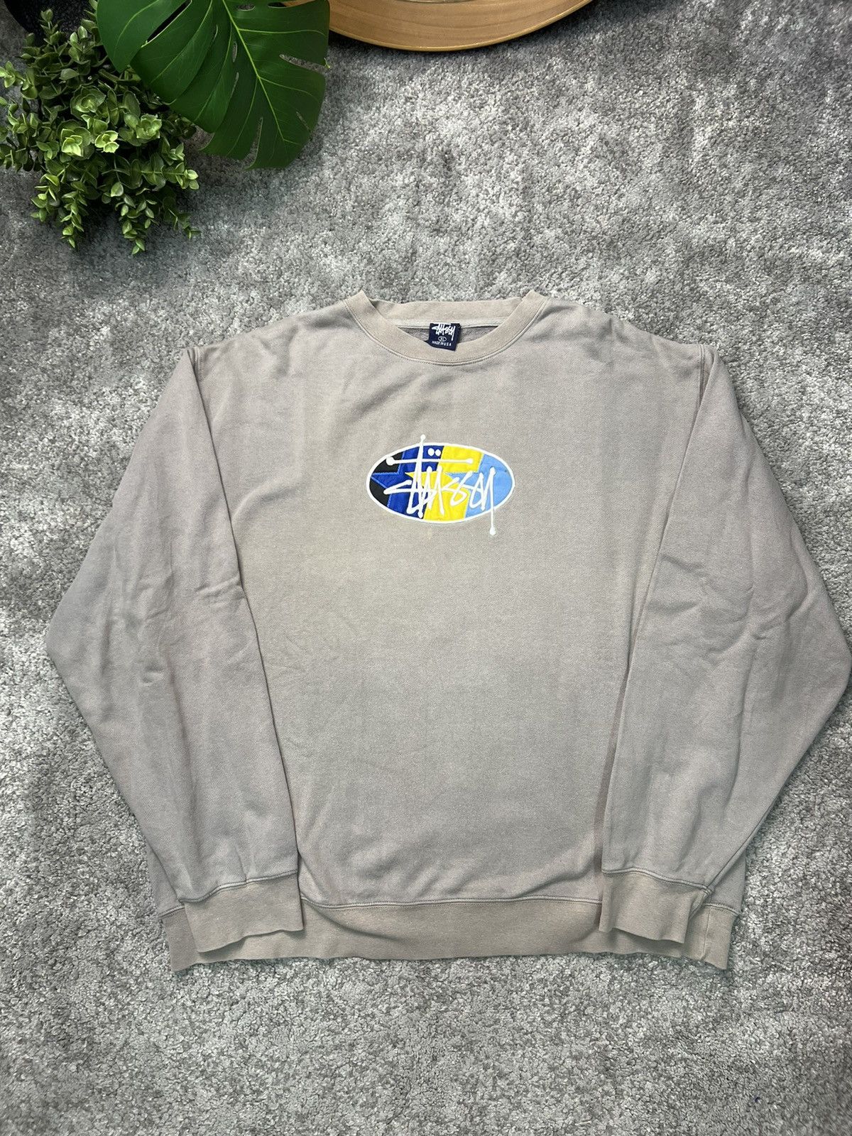 Stussy × Vintage Stussy Vintage Sweatshirt Size US XL / EU 56 / 4 - 7 Thumbnail